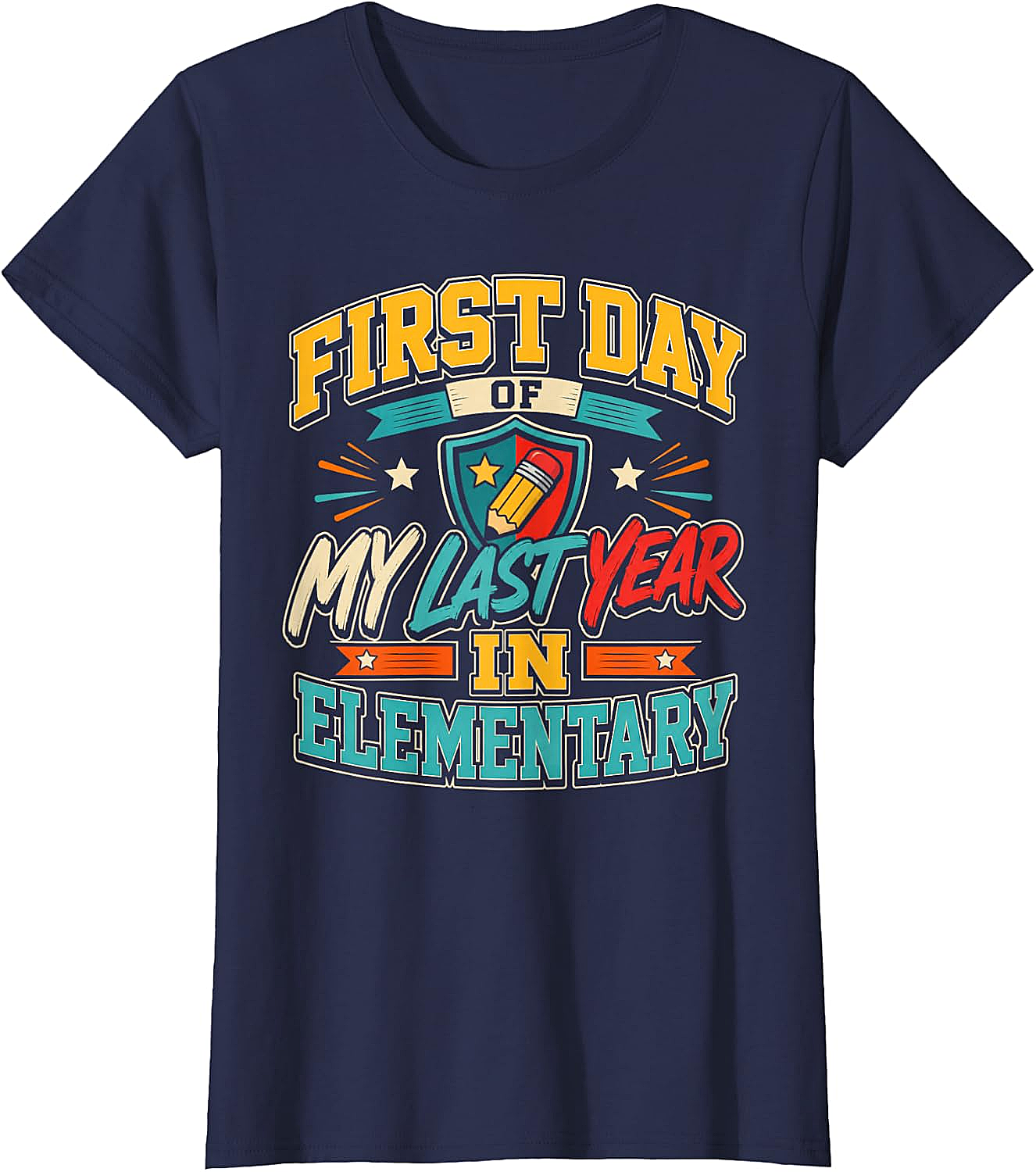  First Day Last Year Elementary T-Shirt Back to School