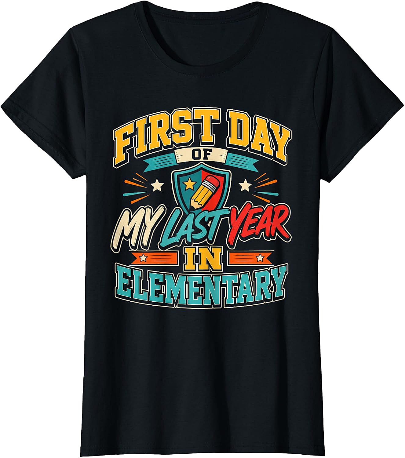  First Day Last Year Elementary T-Shirt Back to School