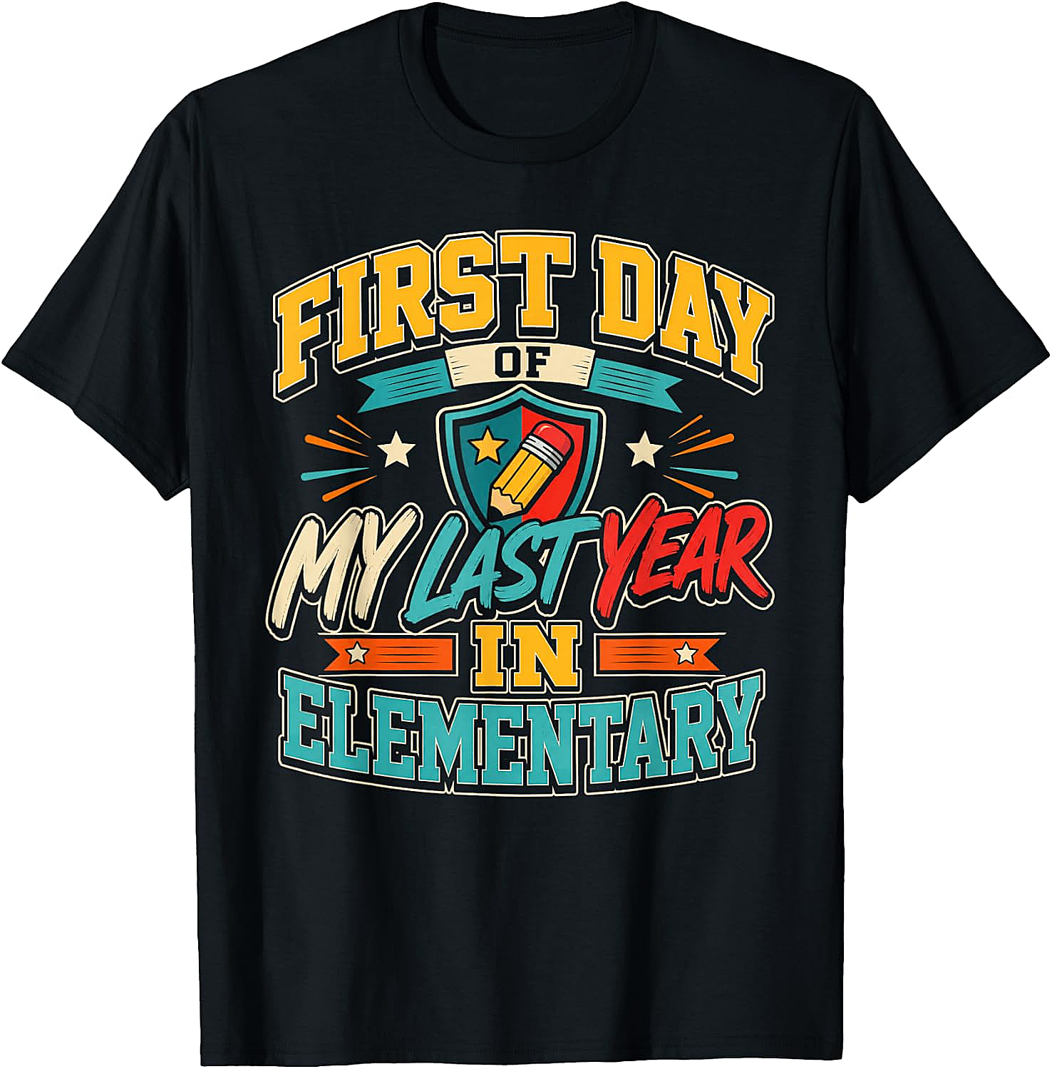 First Day Last Year Elementary T-Shirt Back to School