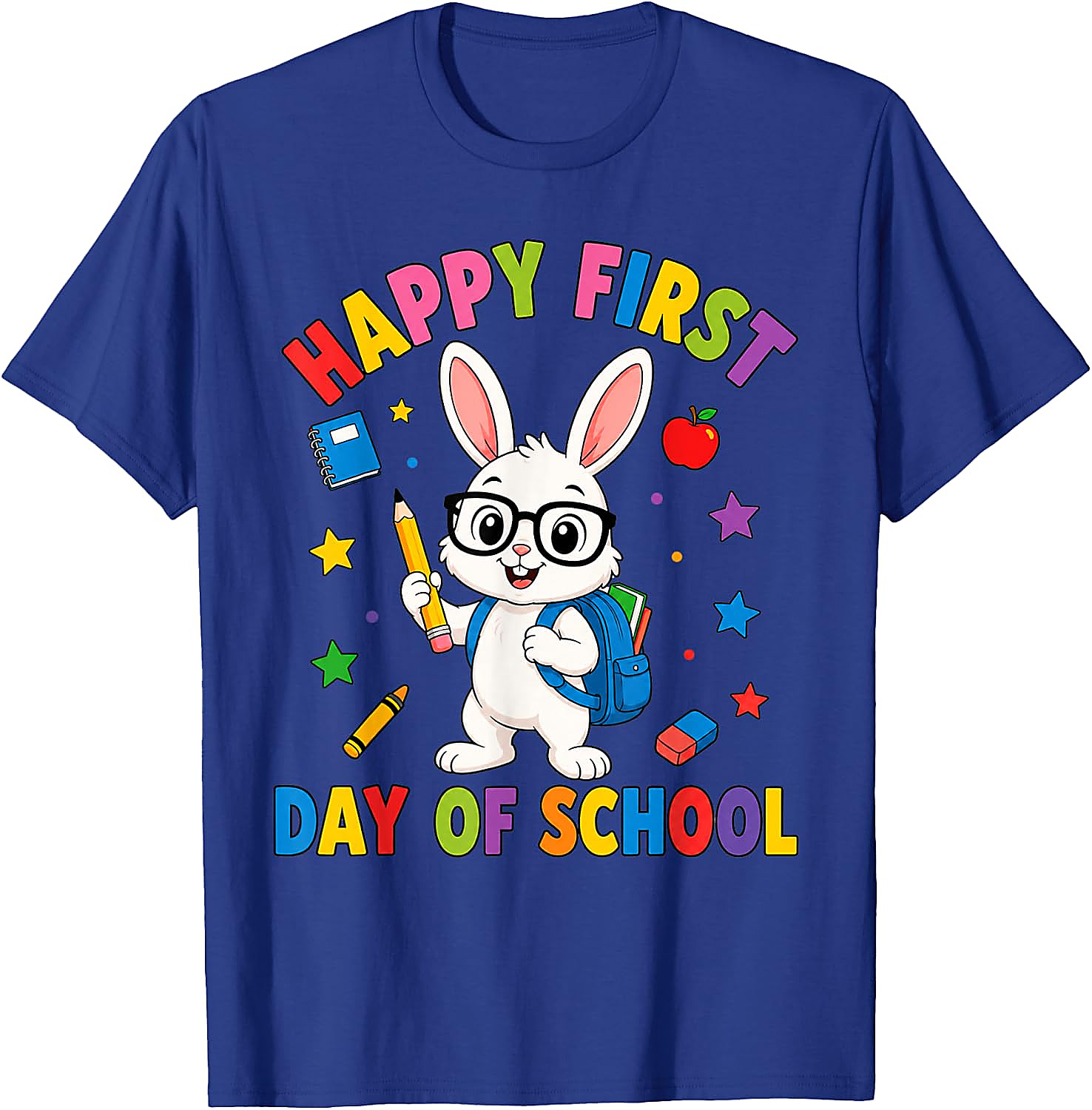 First Day of School Bunny T-Shirt | Cute Rabbit Tee