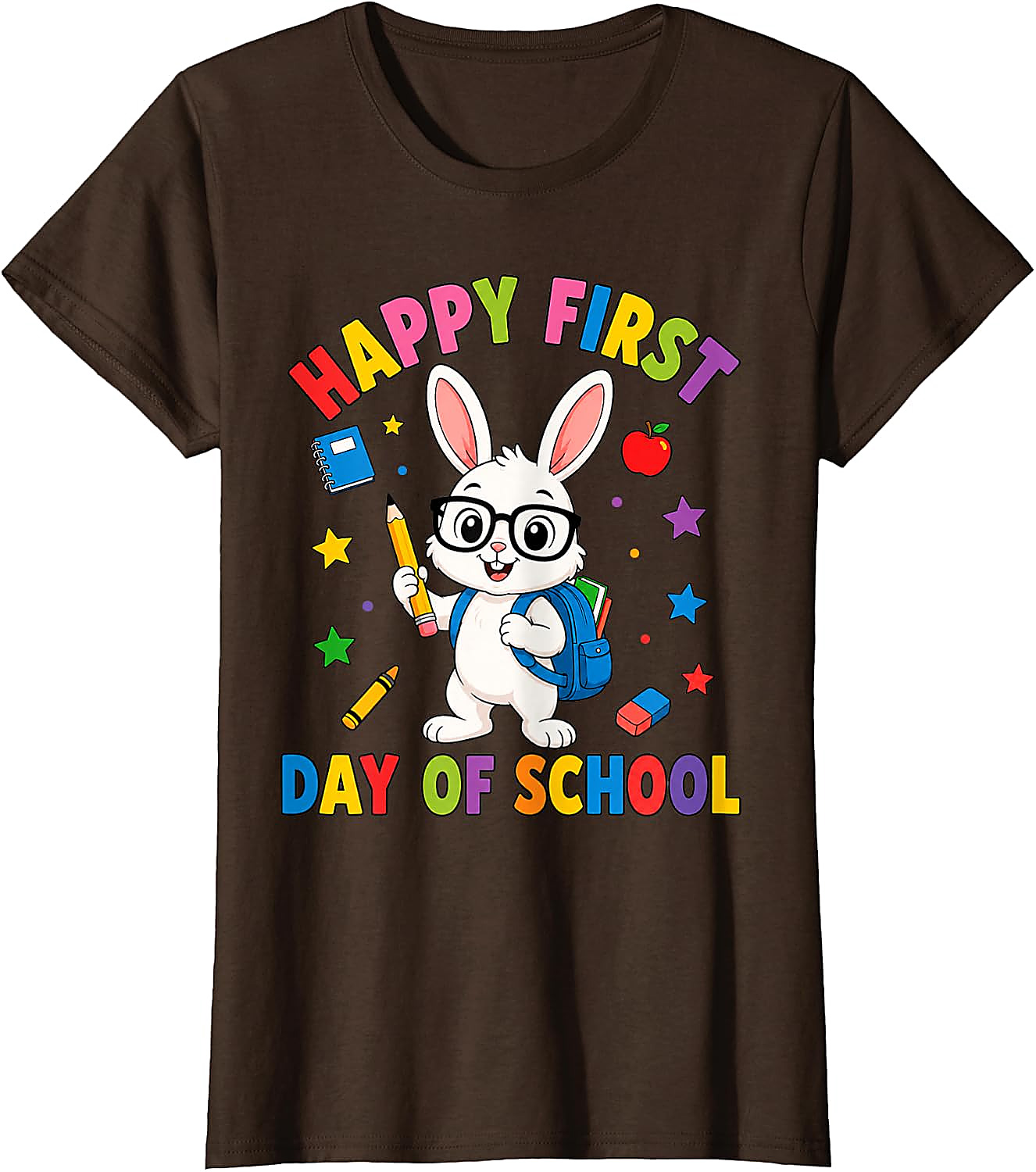 First Day of School Bunny T-Shirt | Cute Rabbit Tee