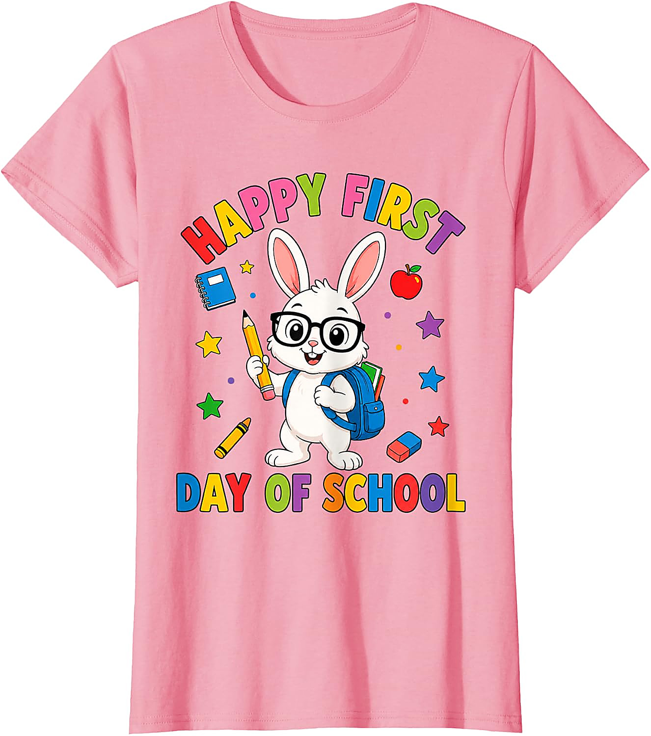 First Day of School Bunny T-Shirt | Cute Rabbit Tee