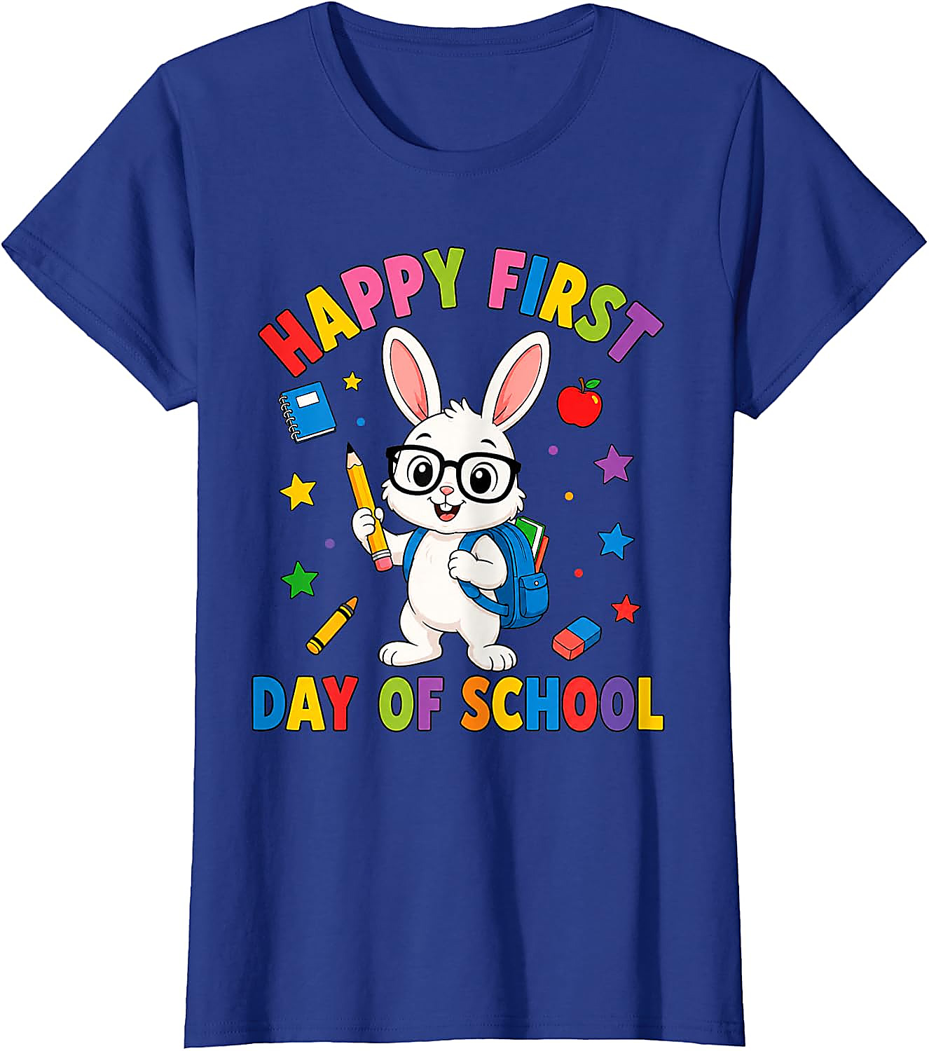 First Day of School Bunny T-Shirt | Cute Rabbit Tee