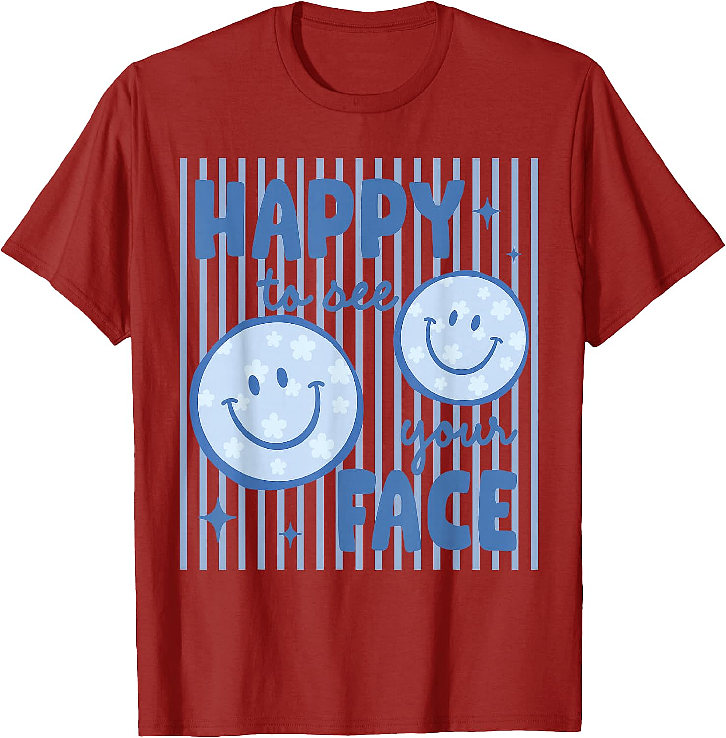 Happy Face Back to School T-Shirt - Unisex Tee