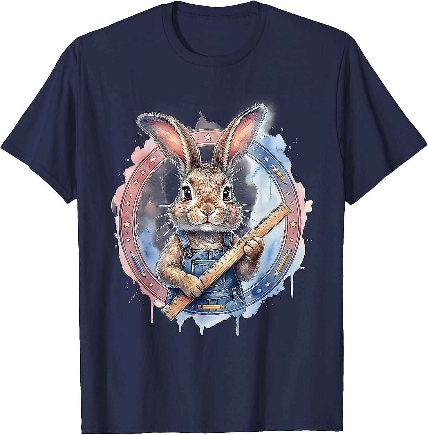 2nd Grade Bunny Back to School T-Shirt | Cute Teacher Tee
