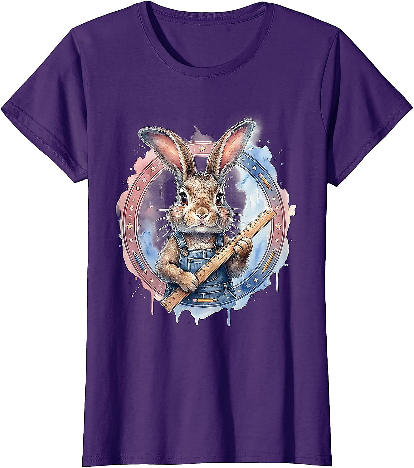 2nd Grade Bunny Back to School T-Shirt | Cute Teacher Tee