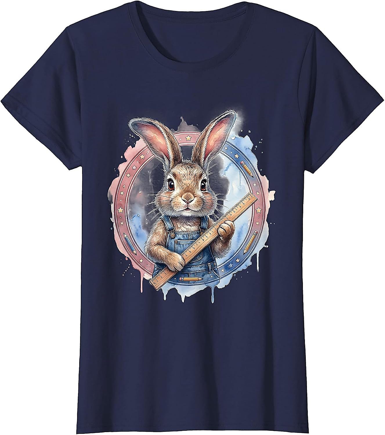 2nd Grade Bunny Back to School T-Shirt | Cute Teacher Tee