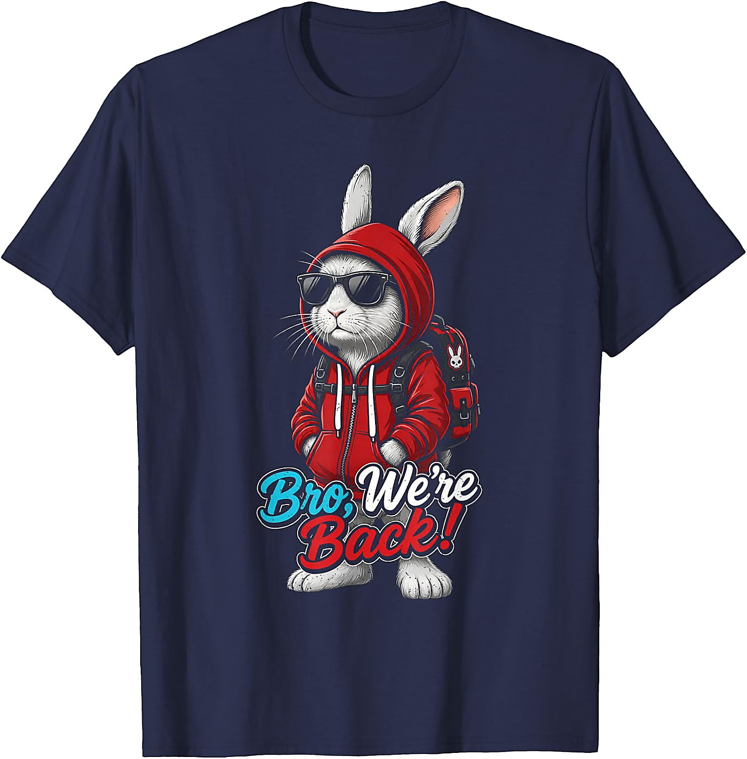 Funny Bunny Back to School T-Shirt | Student Graphic Tee