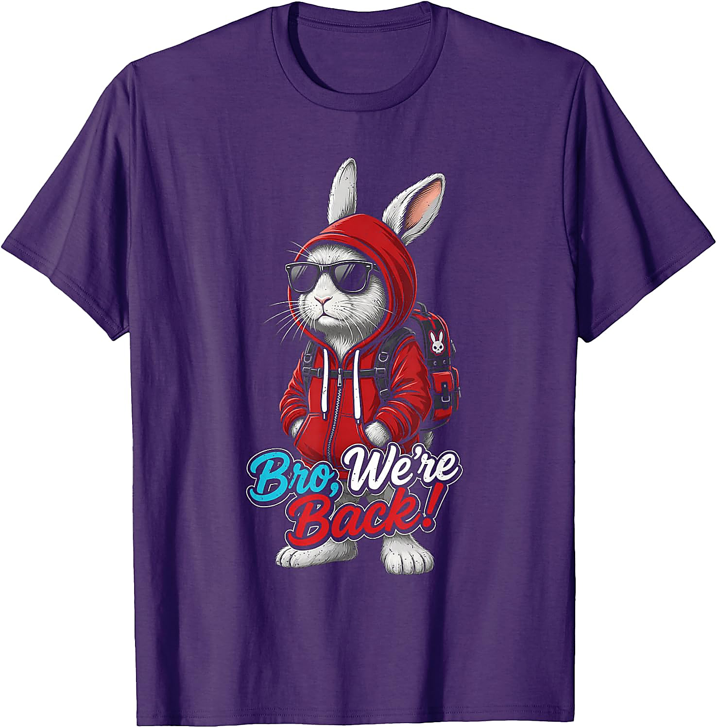Funny Bunny Back to School T-Shirt | Student Graphic Tee