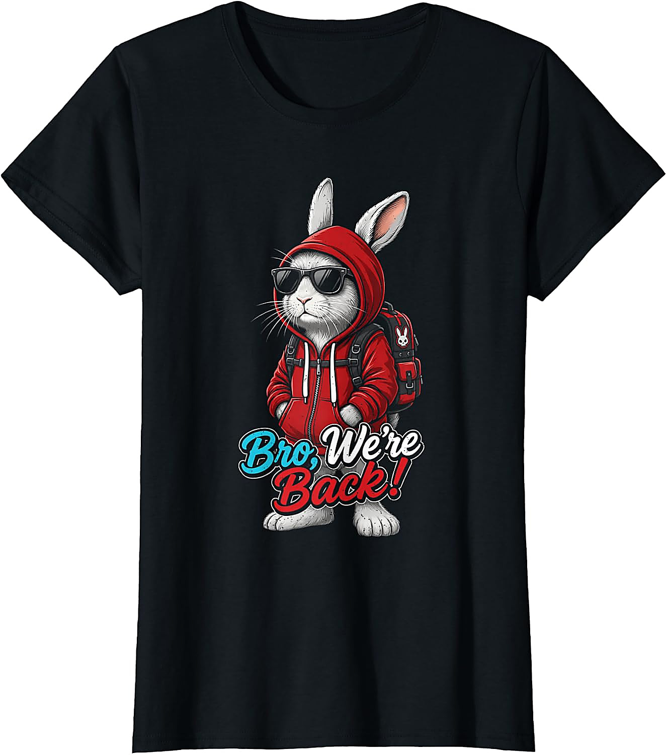 Funny Bunny Back to School T-Shirt | Student Graphic Tee