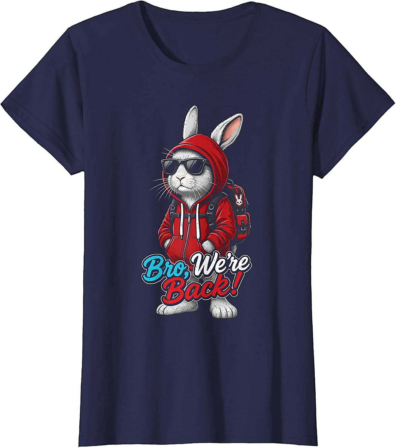Funny Bunny Back to School T-Shirt | Student Graphic Tee
