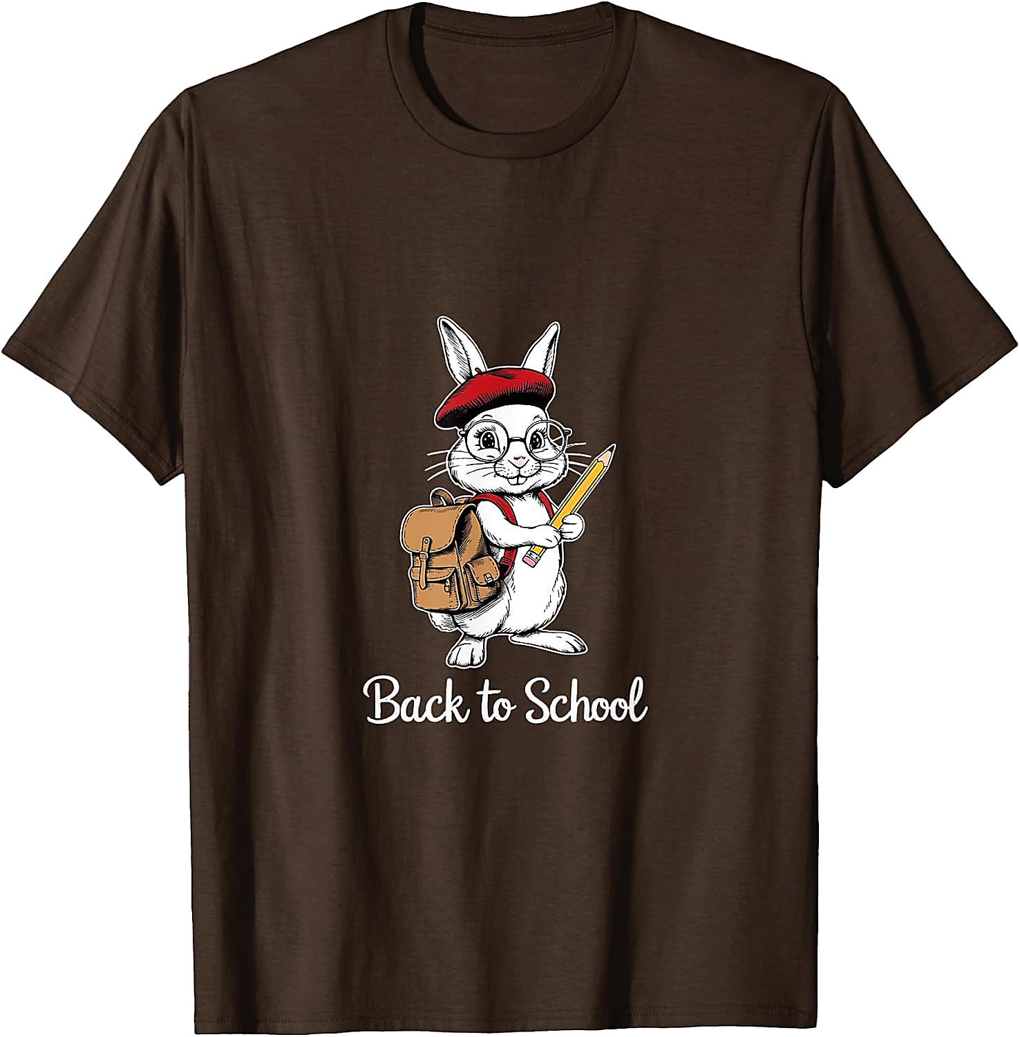 Study Bunny Back to School T-Shirt | Cute Academic Tee