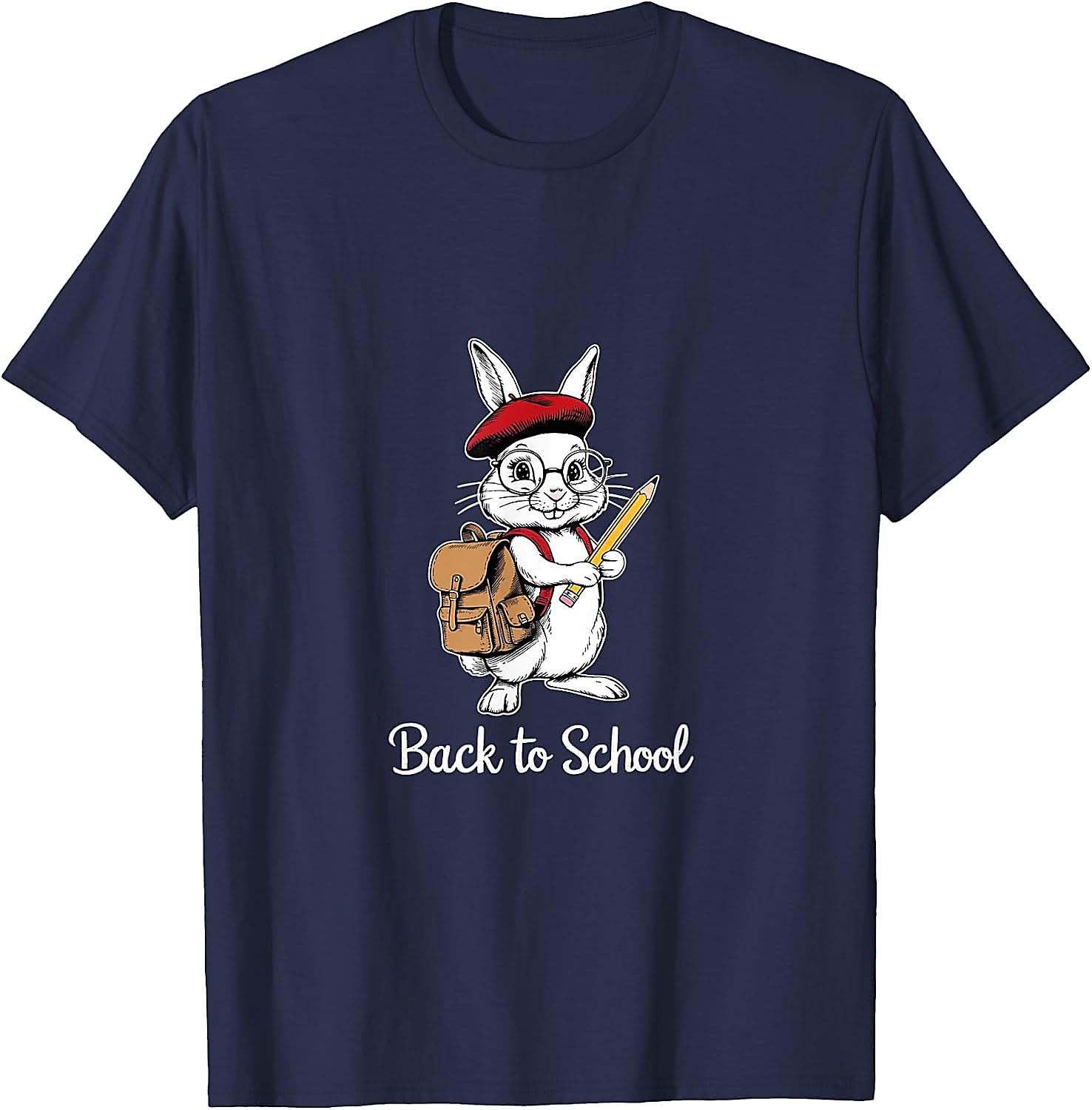 Study Bunny Back to School T-Shirt | Cute Academic Tee