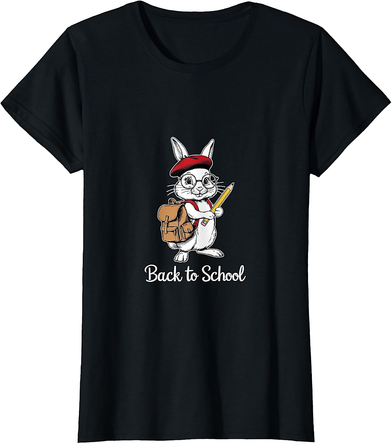 Study Bunny Back to School T-Shirt | Cute Academic Tee