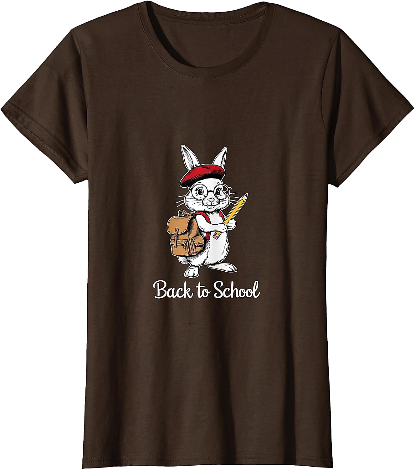 Study Bunny Back to School T-Shirt | Cute Academic Tee