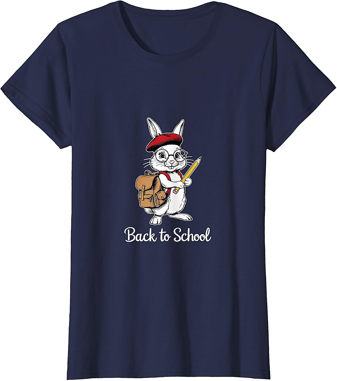 Study Bunny Back to School T-Shirt | Cute Academic Tee