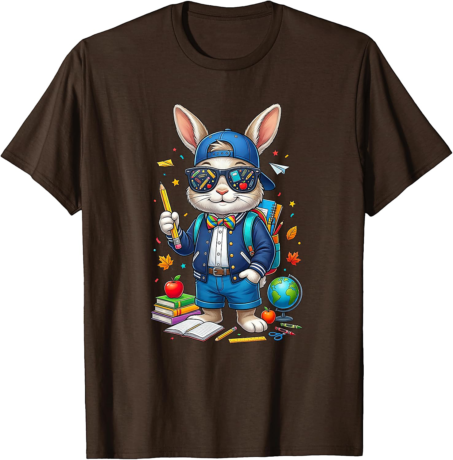 Back to School Rabbit T-Shirt | Funny Teacher Student Tee