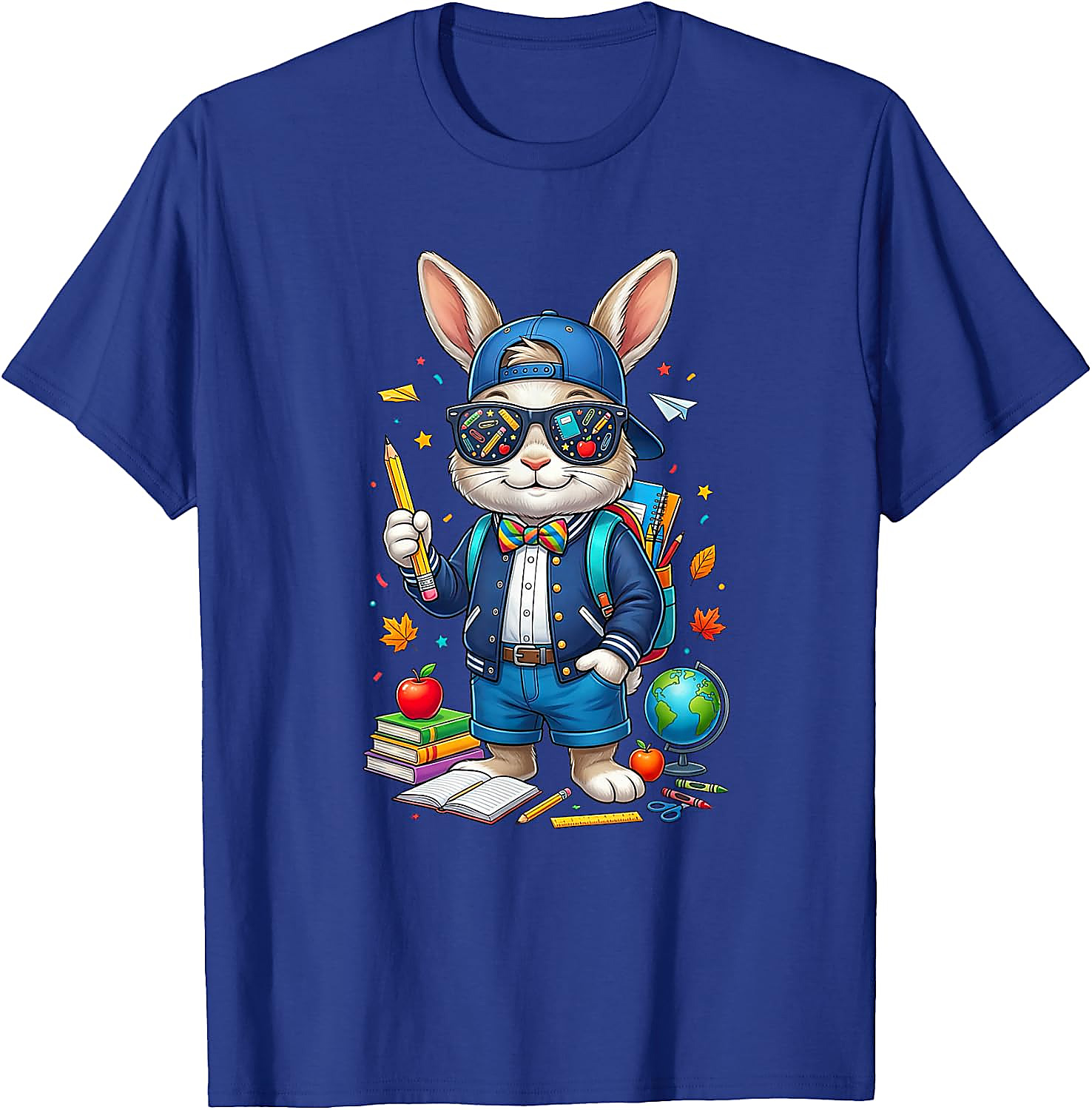 Back to School Rabbit T-Shirt | Funny Teacher Student Tee
