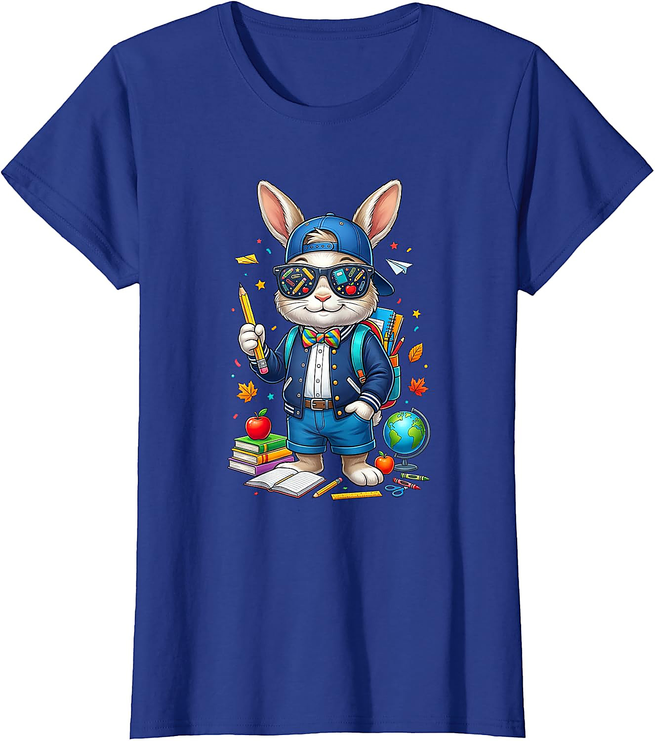 Back to School Rabbit T-Shirt | Funny Teacher Student Tee