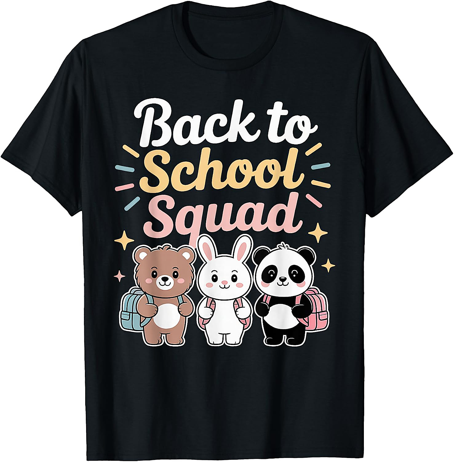 Back to School Squad Kids T-Shirt | Cute Animal Tee