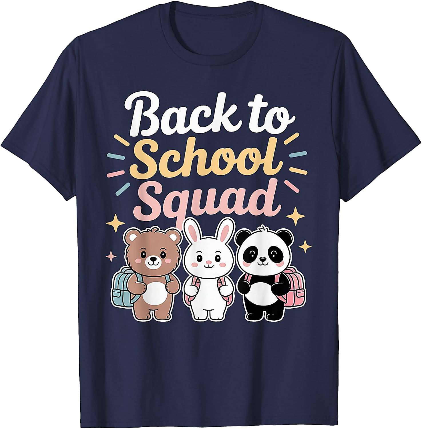 Back to School Squad Kids T-Shirt | Cute Animal Tee