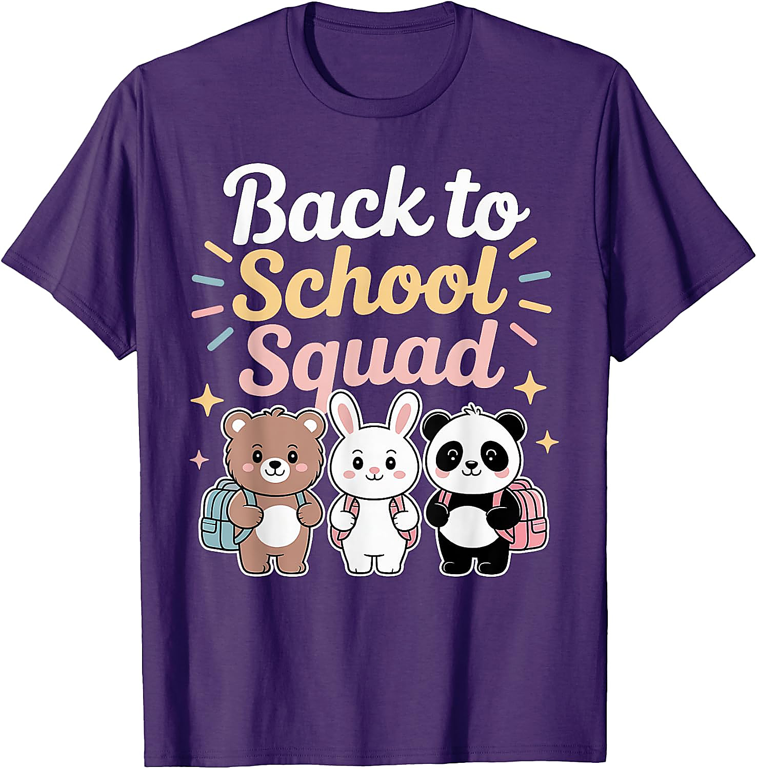 Back to School Squad Kids T-Shirt | Cute Animal Tee