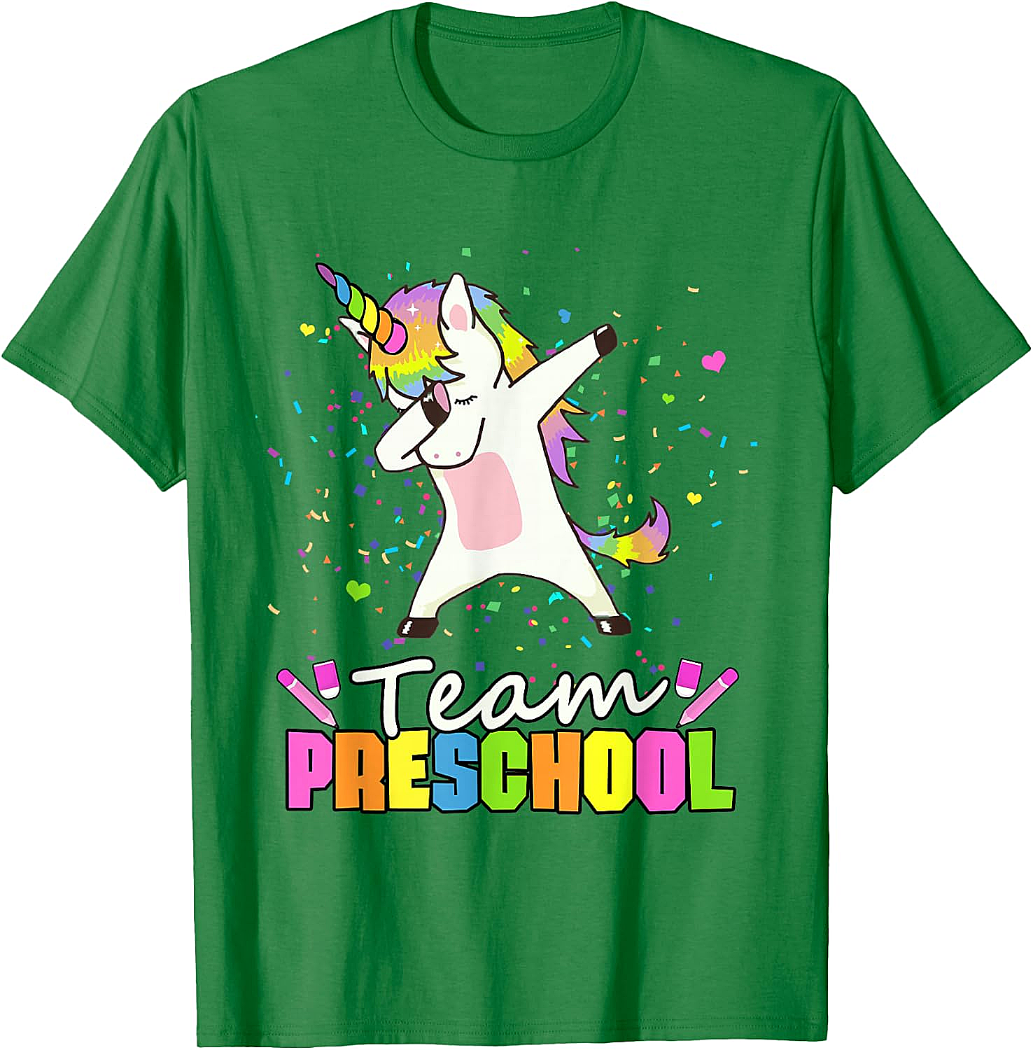  Team Preschool Unicorn T-Shirt Fun Back to School Tee