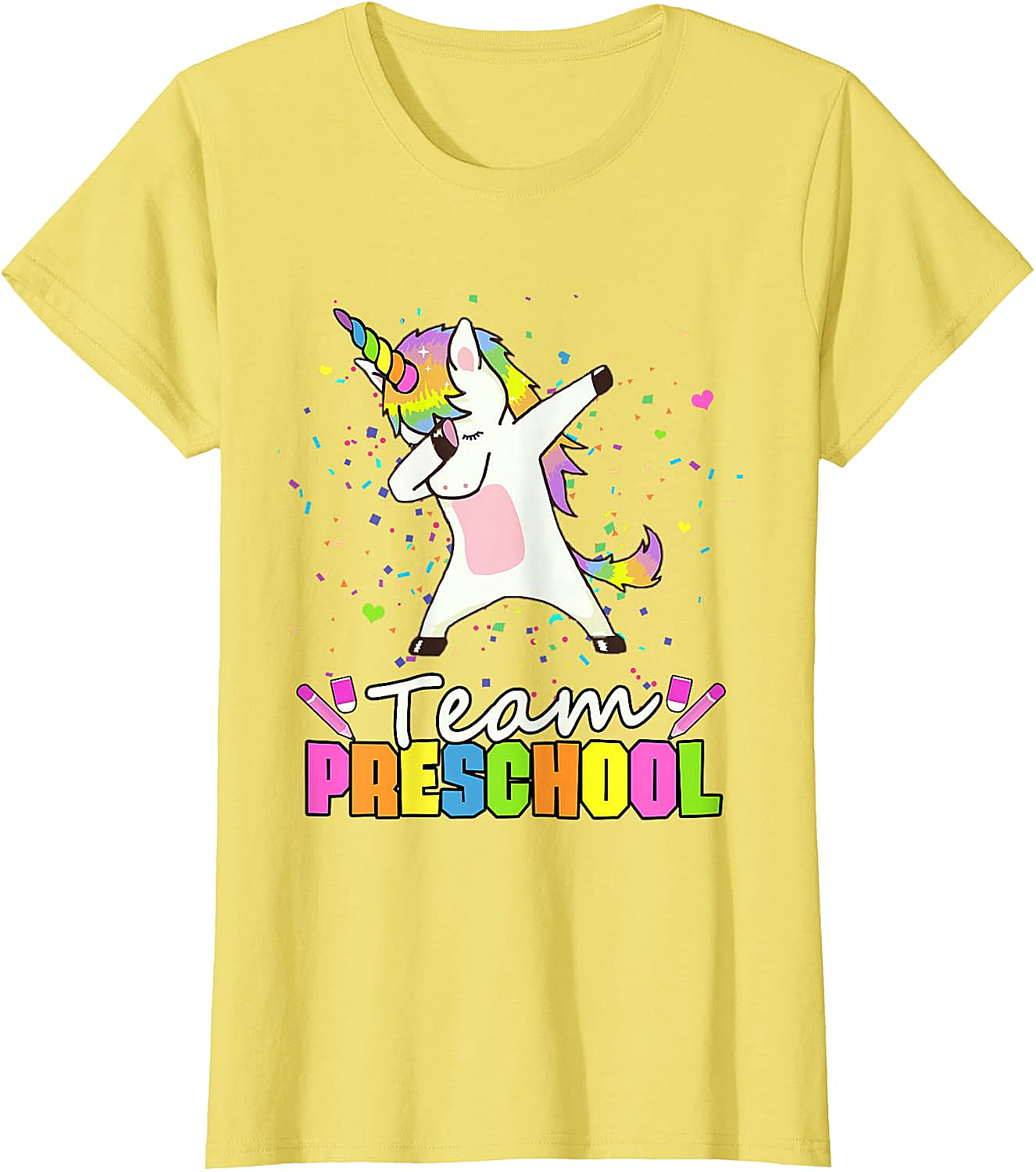  Team Preschool Unicorn T-Shirt Fun Back to School Tee