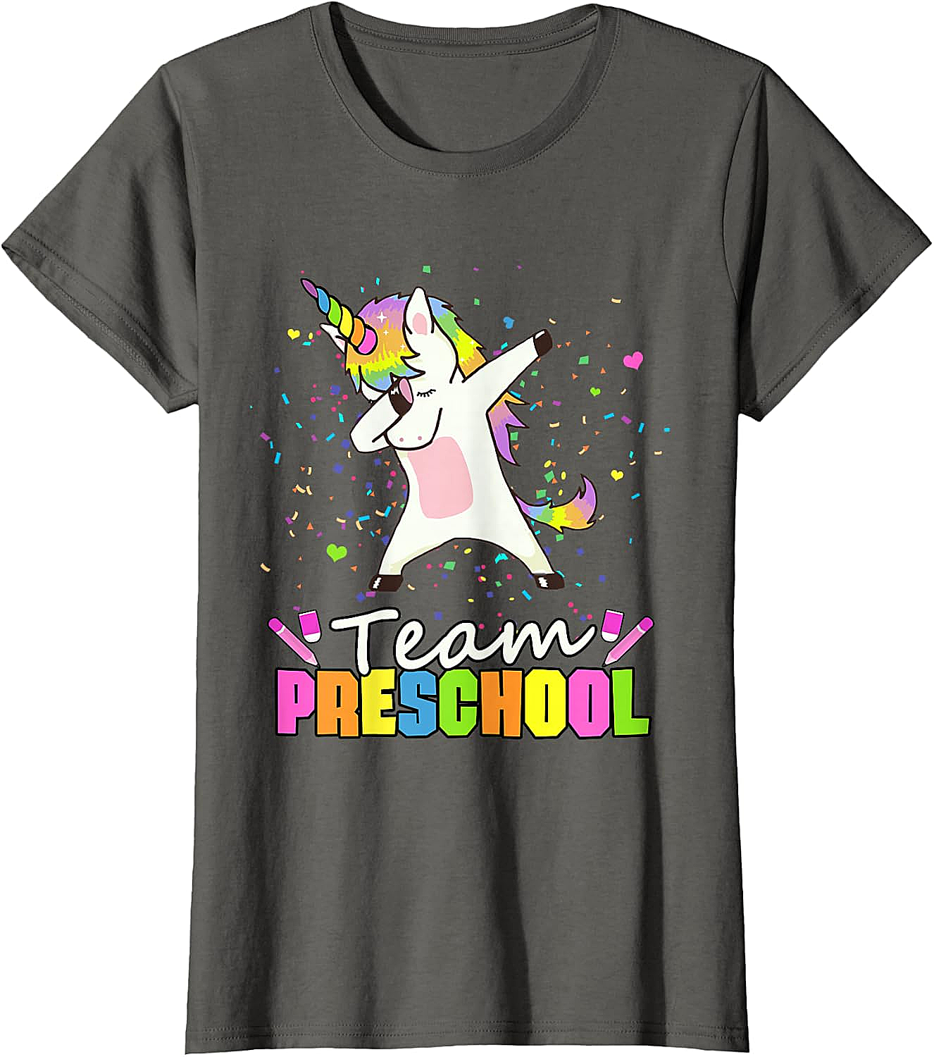  Team Preschool Unicorn T-Shirt Fun Back to School Tee