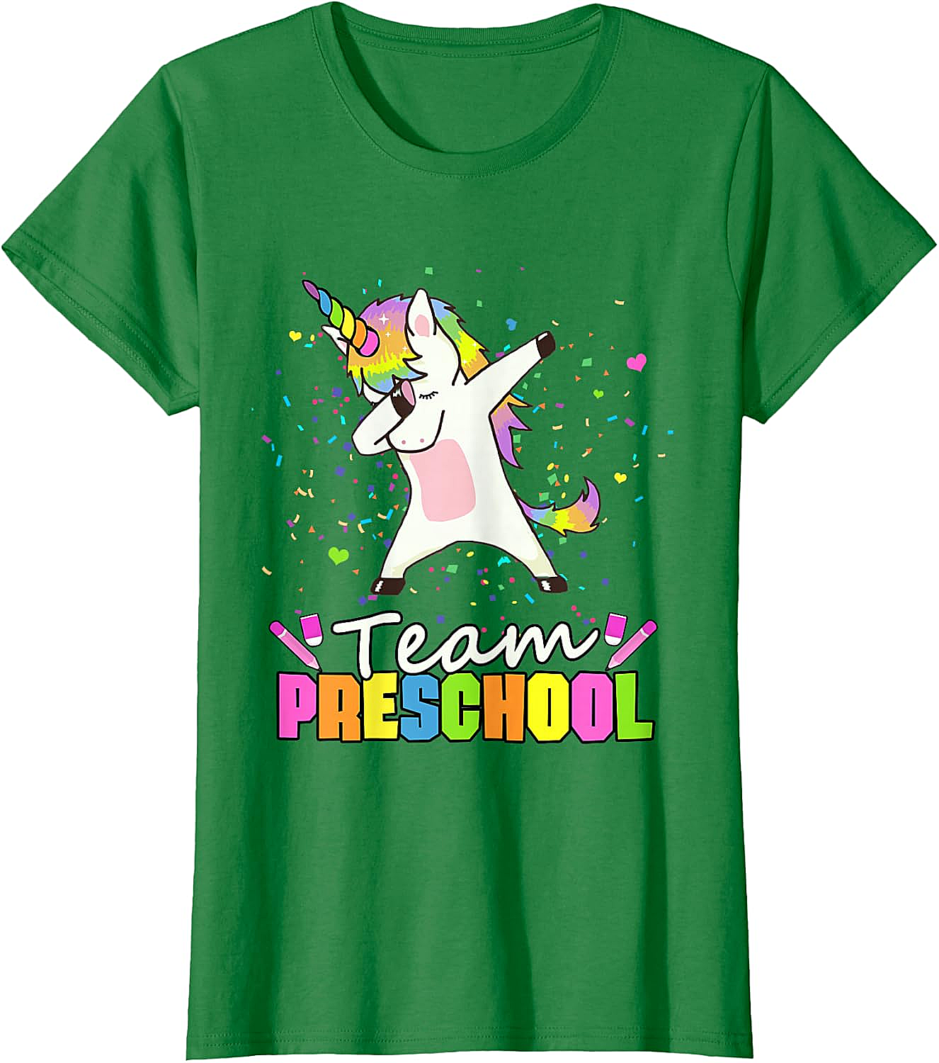  Team Preschool Unicorn T-Shirt Fun Back to School Tee