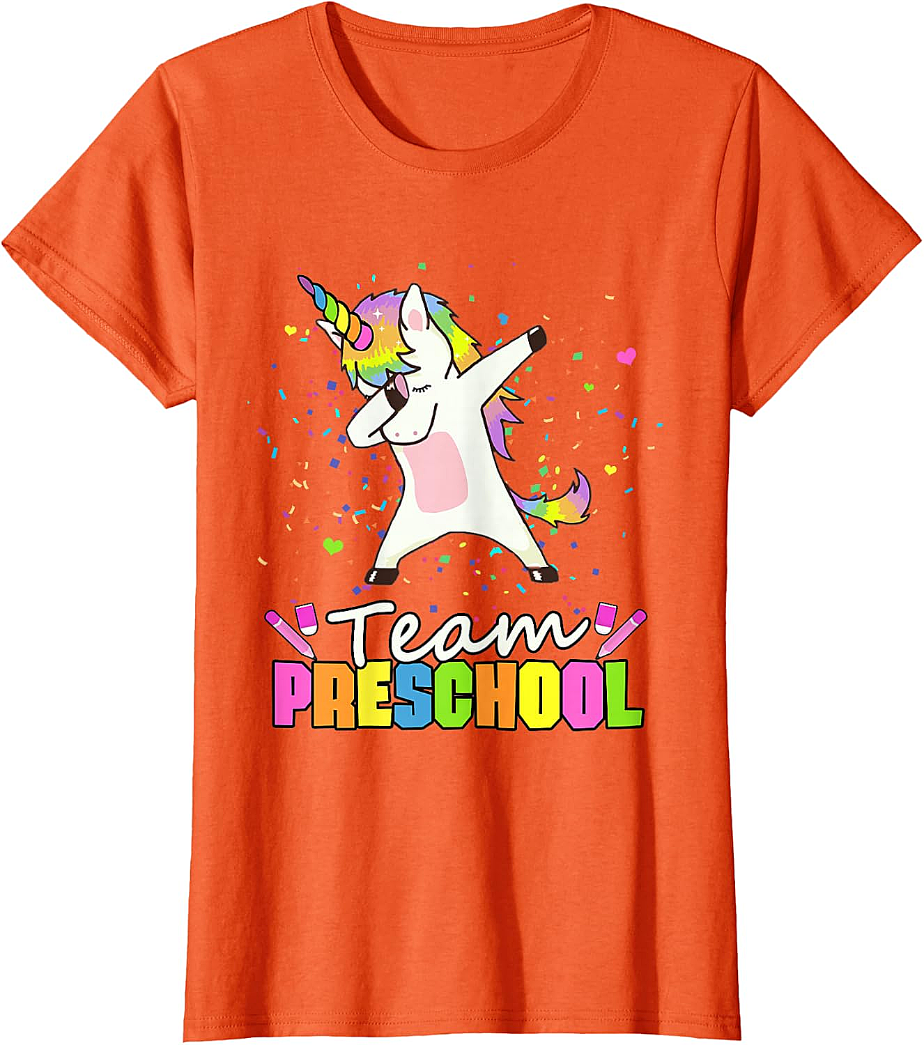  Team Preschool Unicorn T-Shirt Fun Back to School Tee