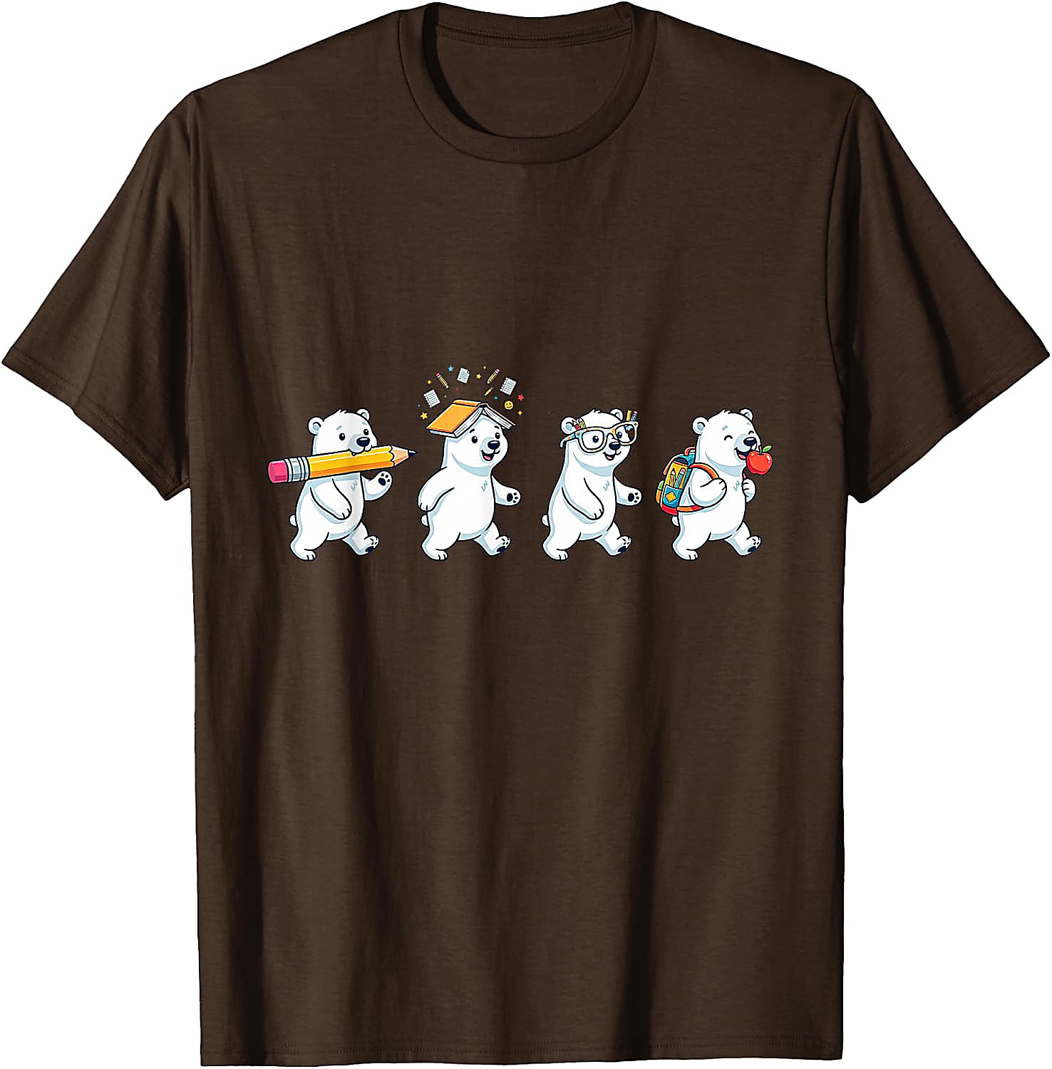 Funny Polar Bear Back to School T-Shirt | Teacher Gift
