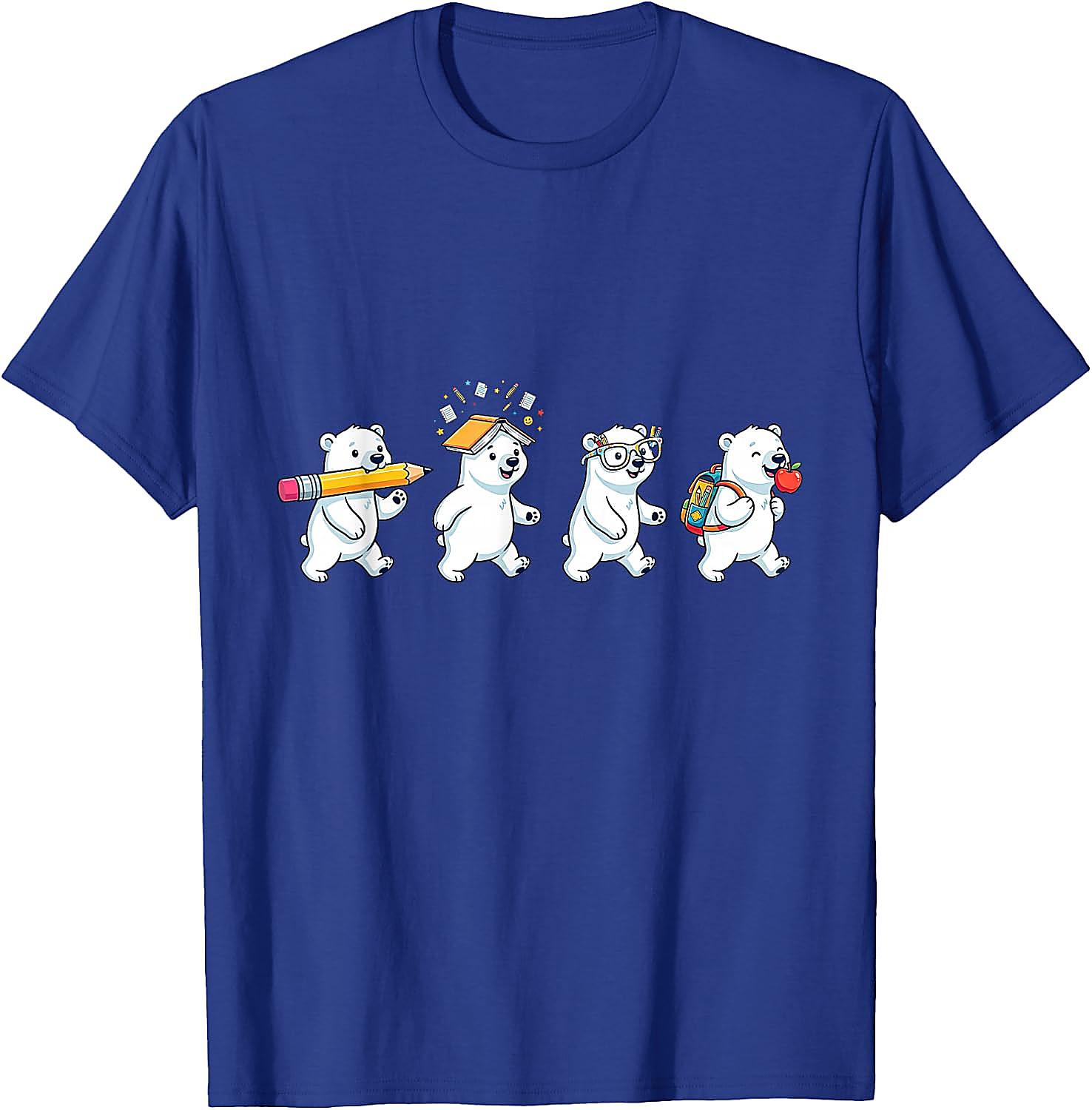 Funny Polar Bear Back to School T-Shirt | Teacher Gift