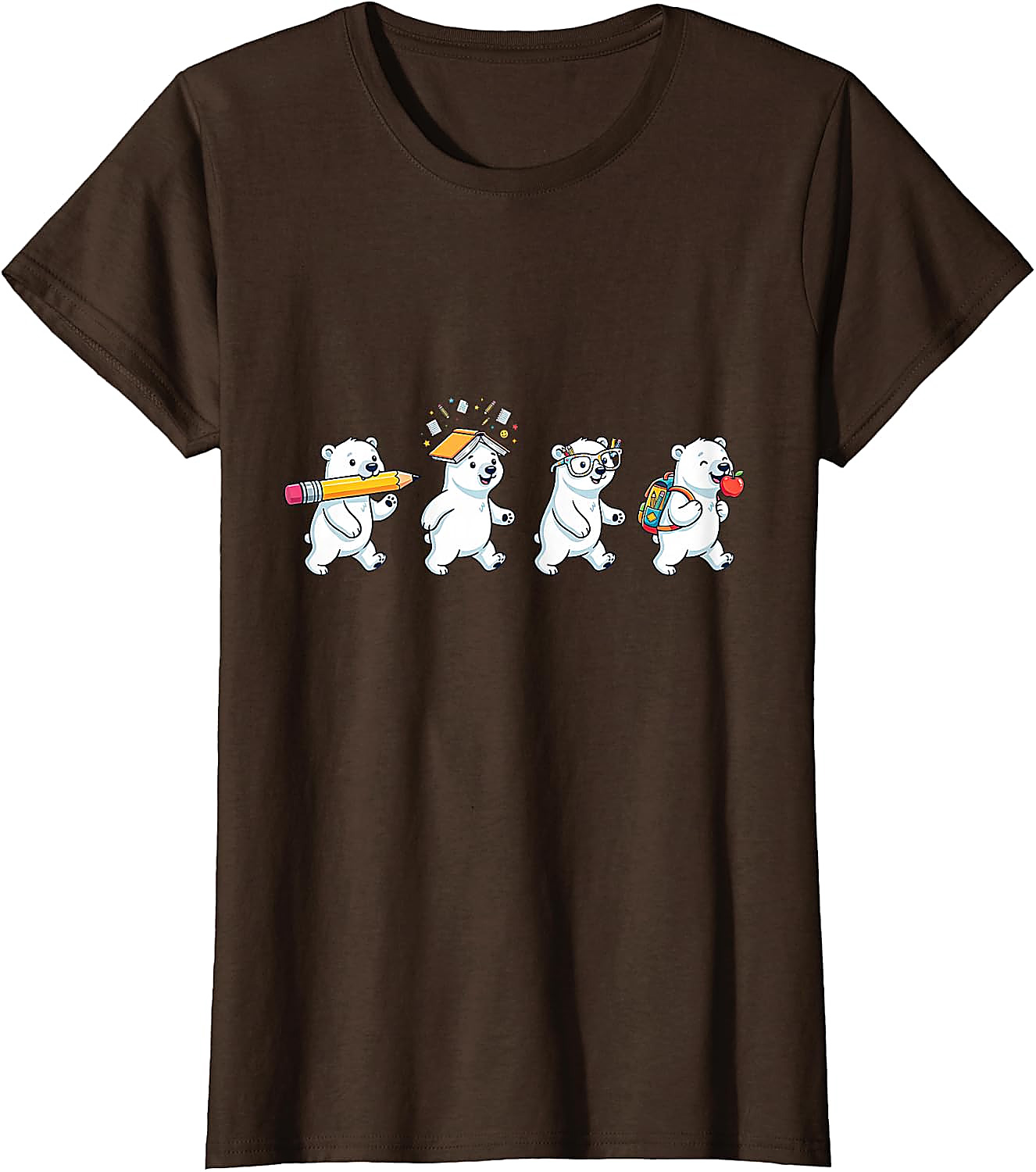 Funny Polar Bear Back to School T-Shirt | Teacher Gift