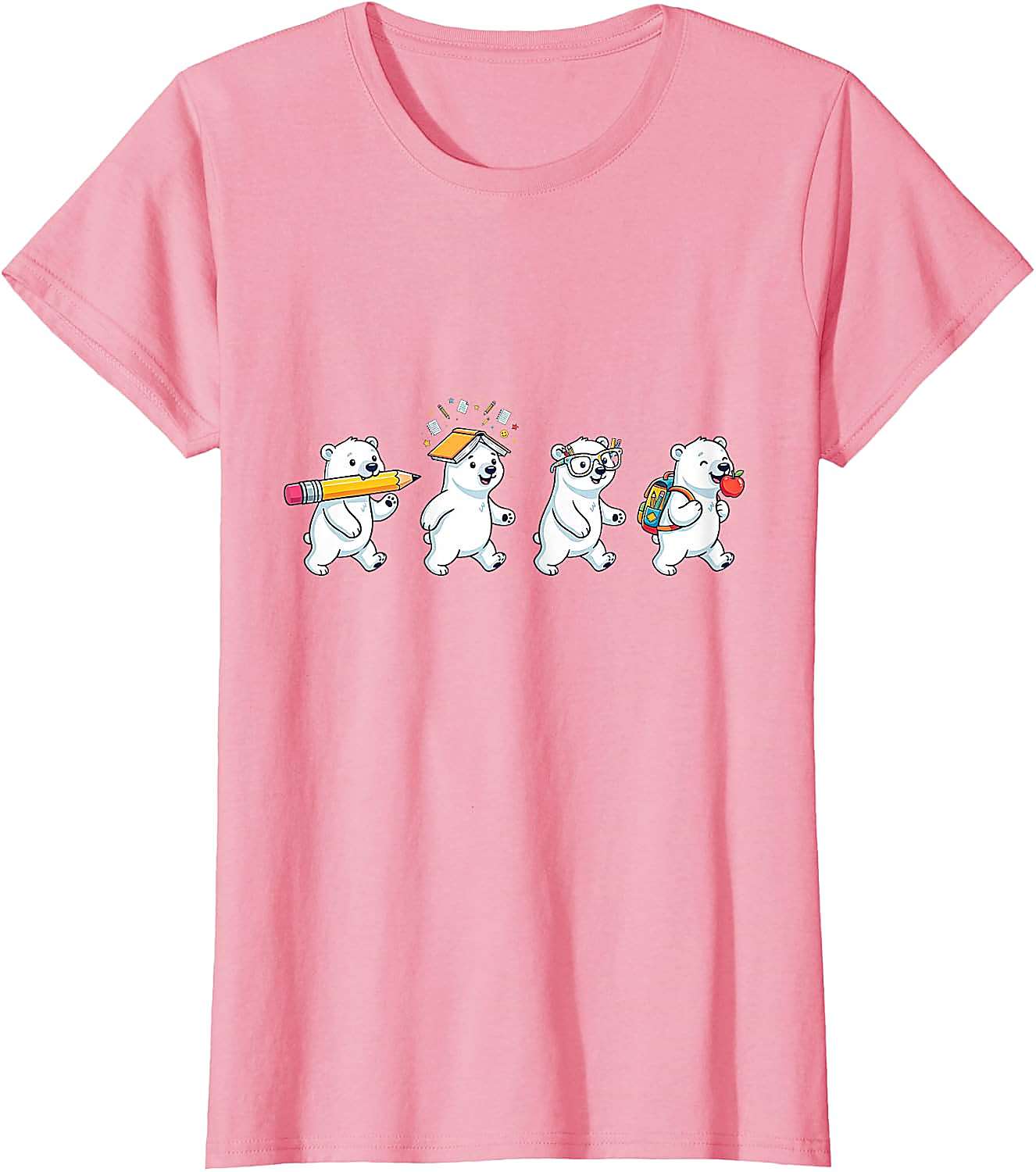 Funny Polar Bear Back to School T-Shirt | Teacher Gift