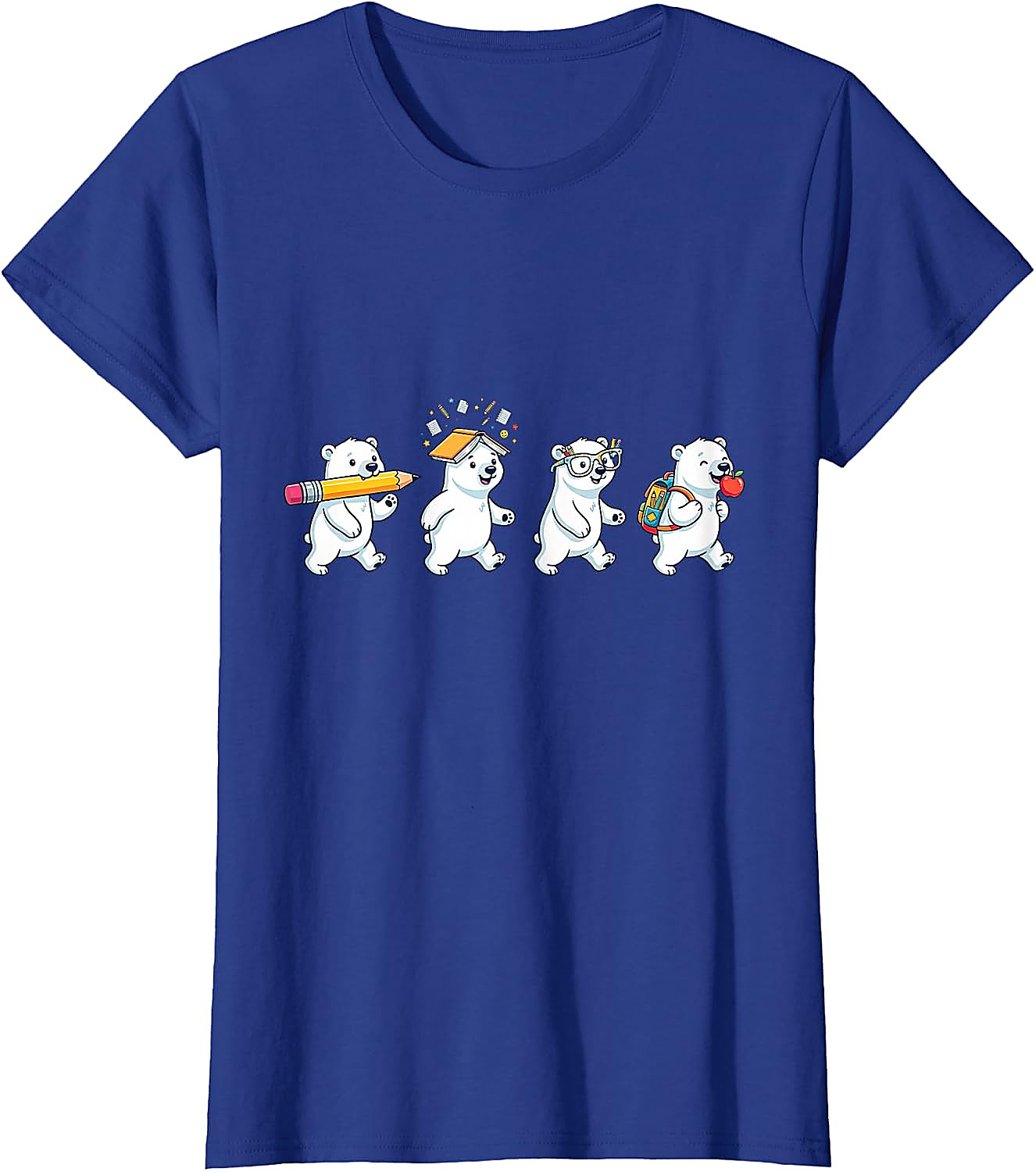 Funny Polar Bear Back to School T-Shirt | Teacher Gift