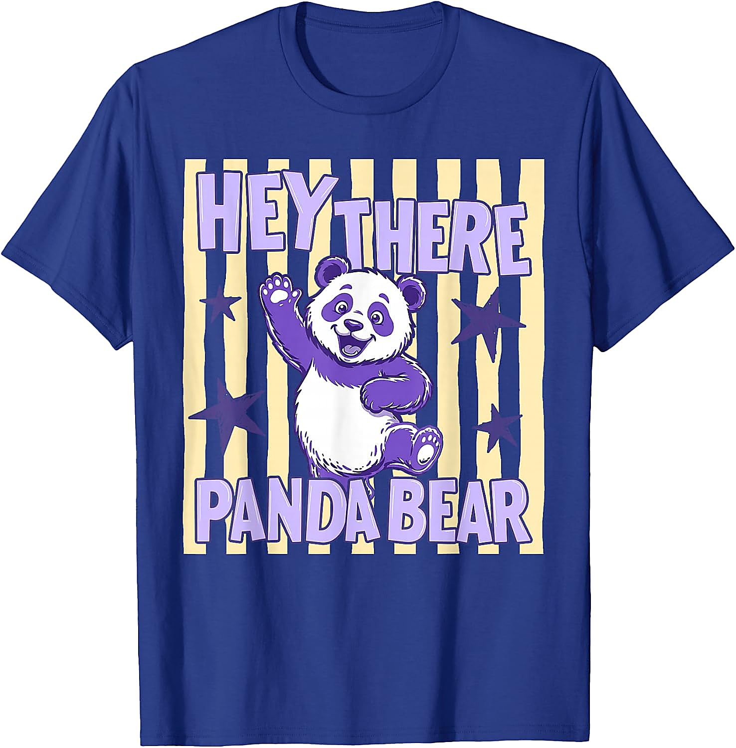 Hey There Panda Bear T-Shirt | Cute Retro Animal Tee