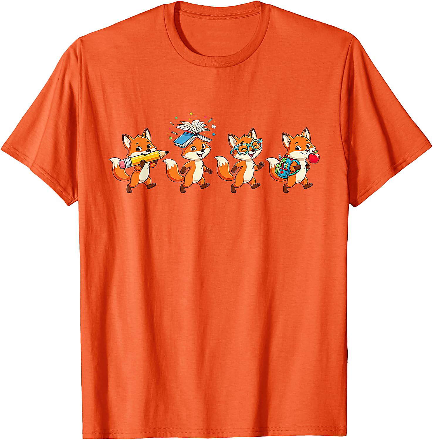 Funny Fox Back to School T-Shirt | Teacher Student Gift Tee