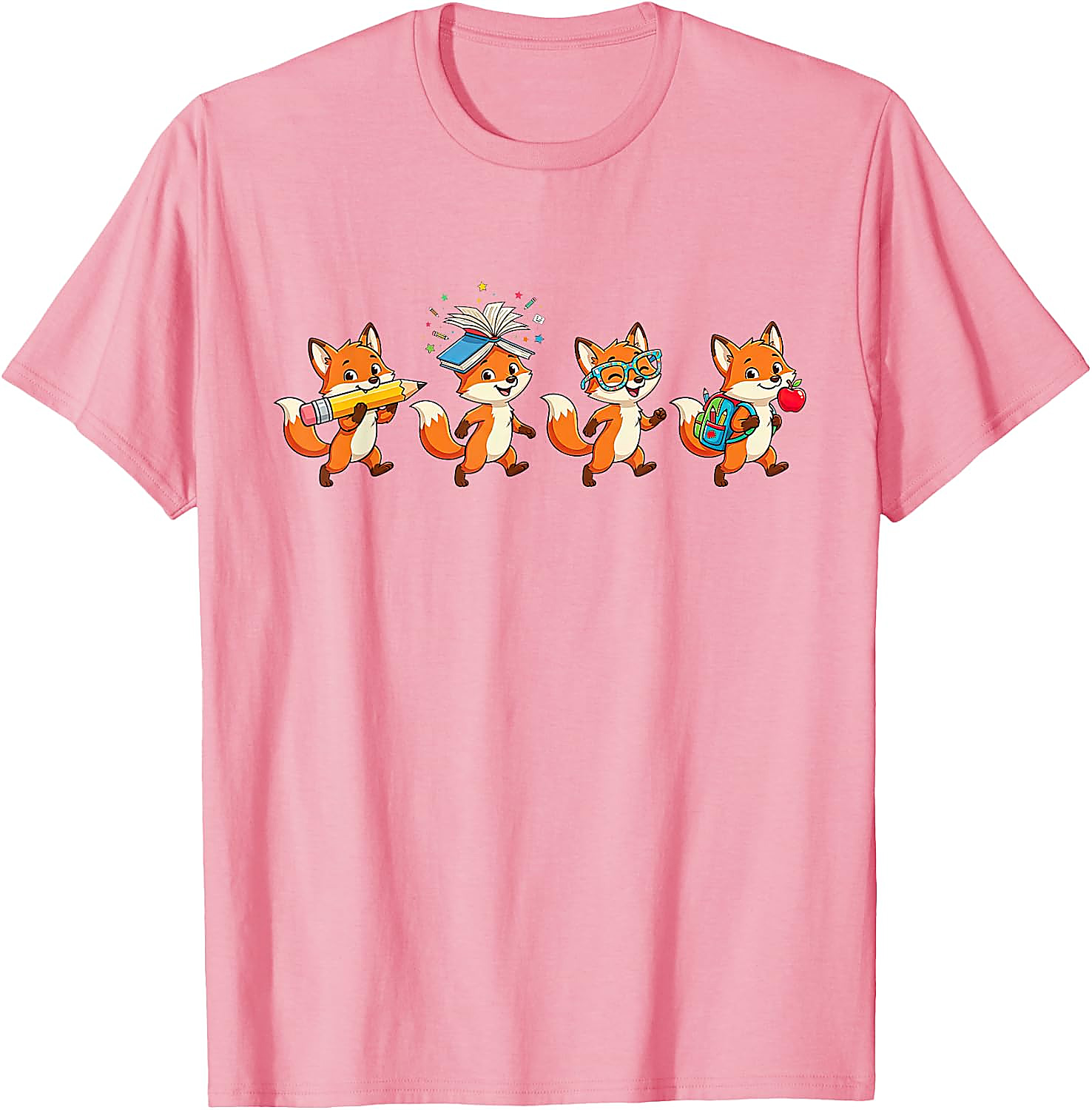 Funny Fox Back to School T-Shirt | Teacher Student Gift Tee