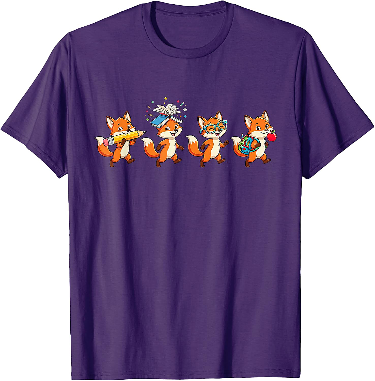 Funny Fox Back to School T-Shirt | Teacher Student Gift Tee