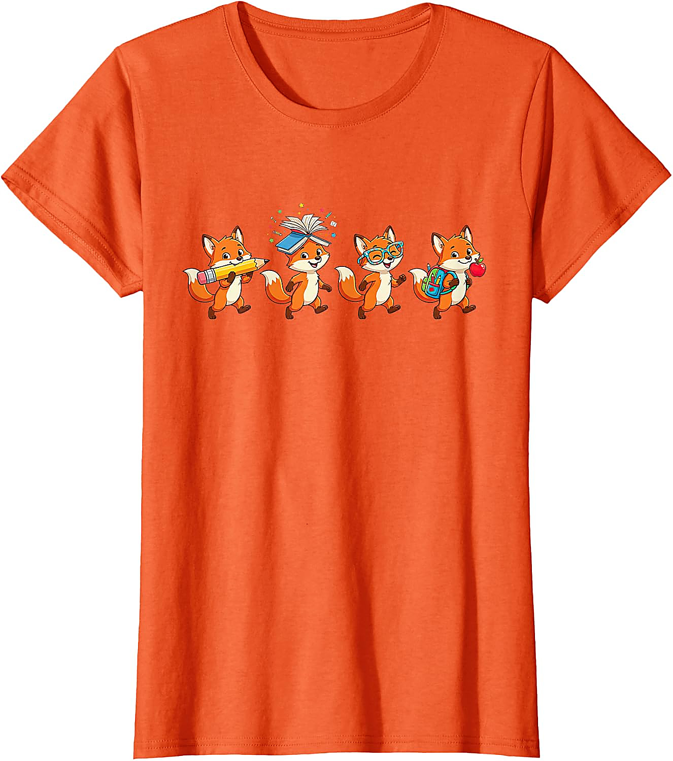 Funny Fox Back to School T-Shirt | Teacher Student Gift Tee