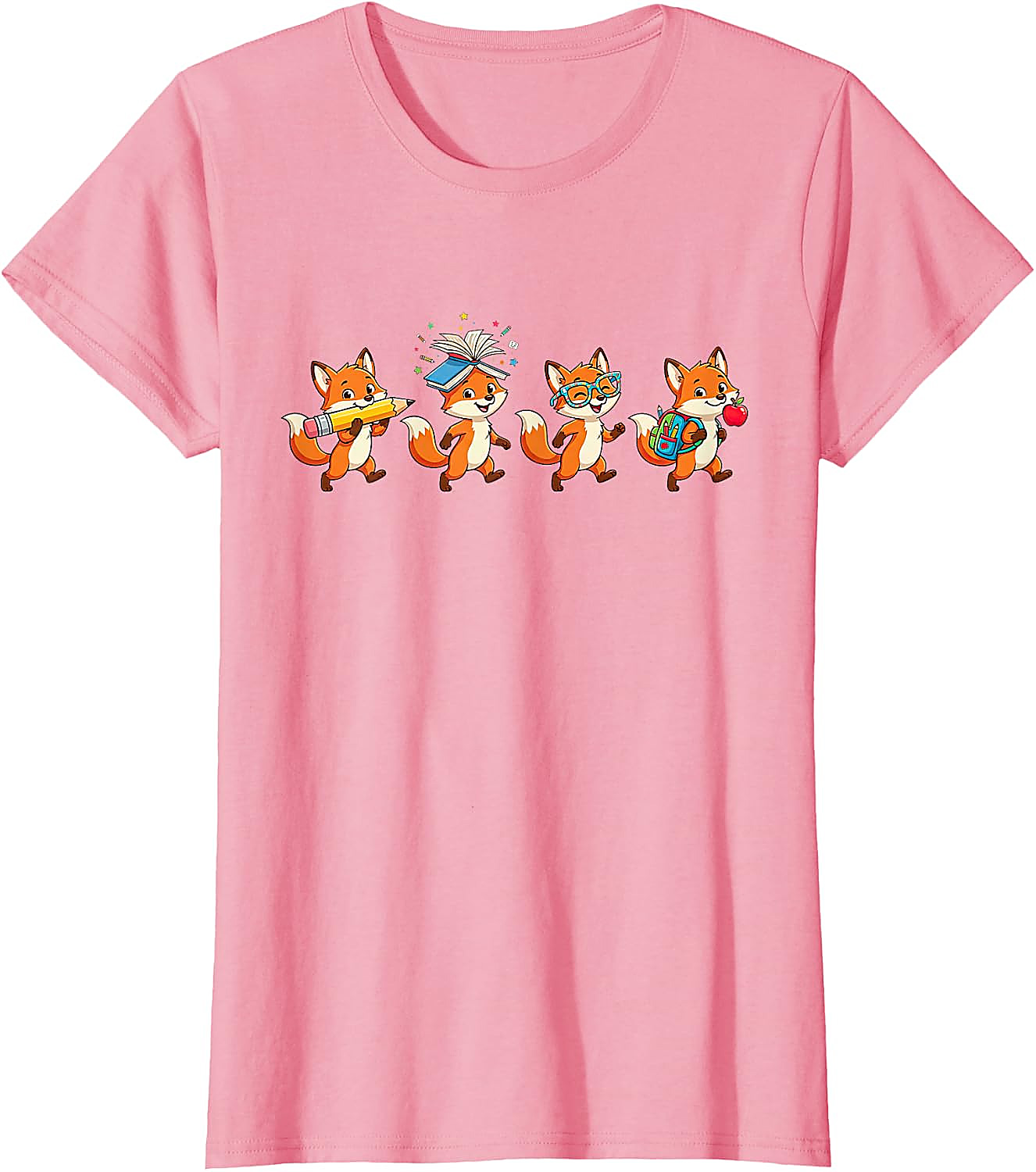 Funny Fox Back to School T-Shirt | Teacher Student Gift Tee