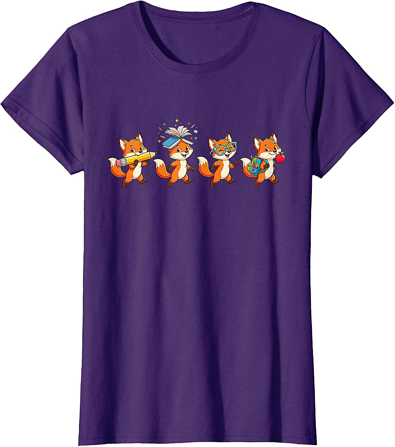 Funny Fox Back to School T-Shirt | Teacher Student Gift Tee