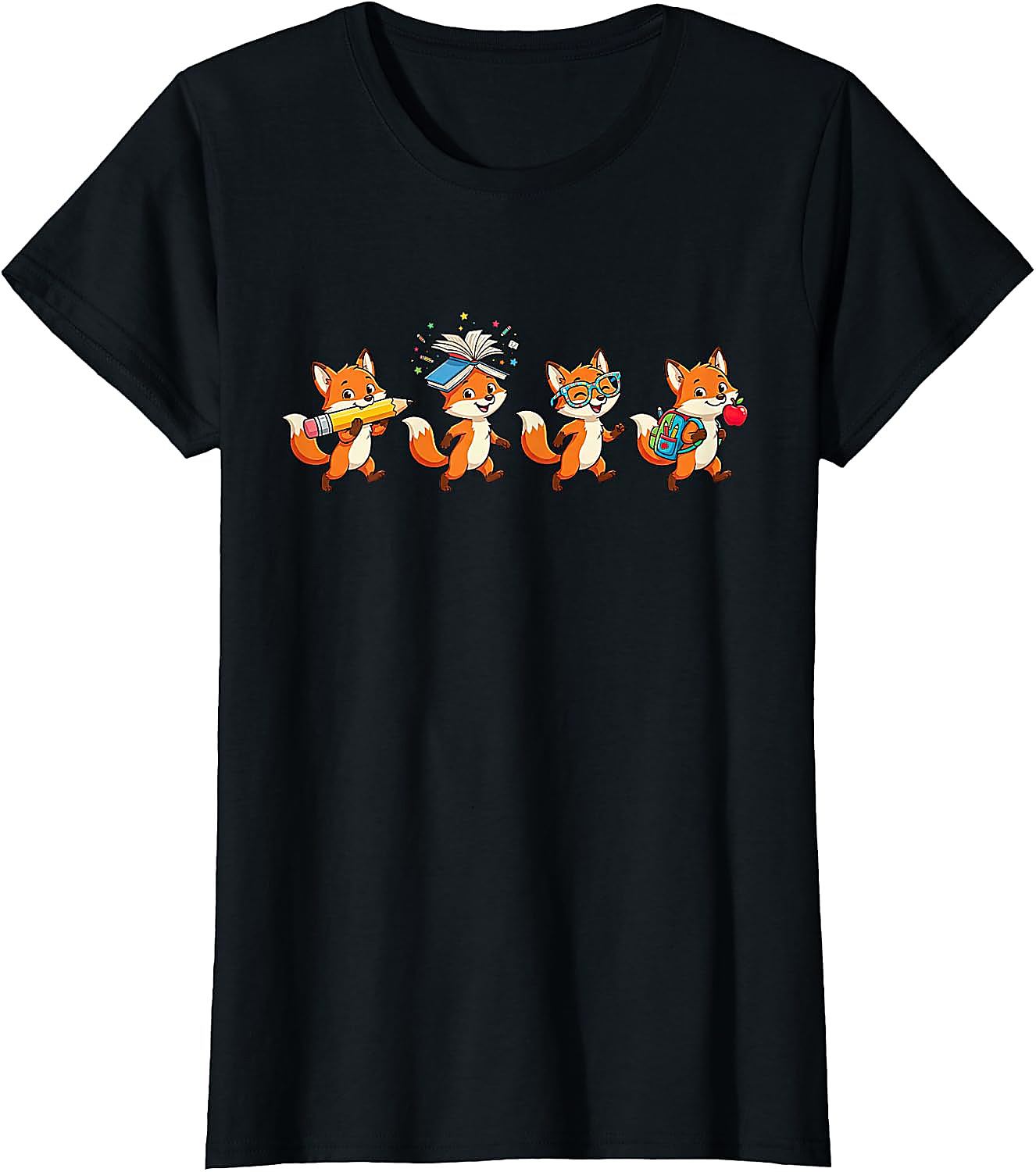 Funny Fox Back to School T-Shirt | Teacher Student Gift Tee