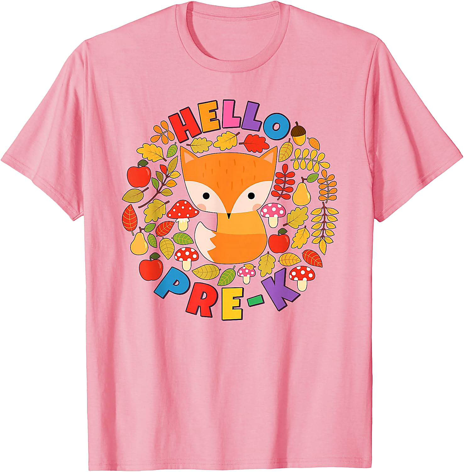 Hello Pre-K Fox T-Shirt | Cute Back To School Tee