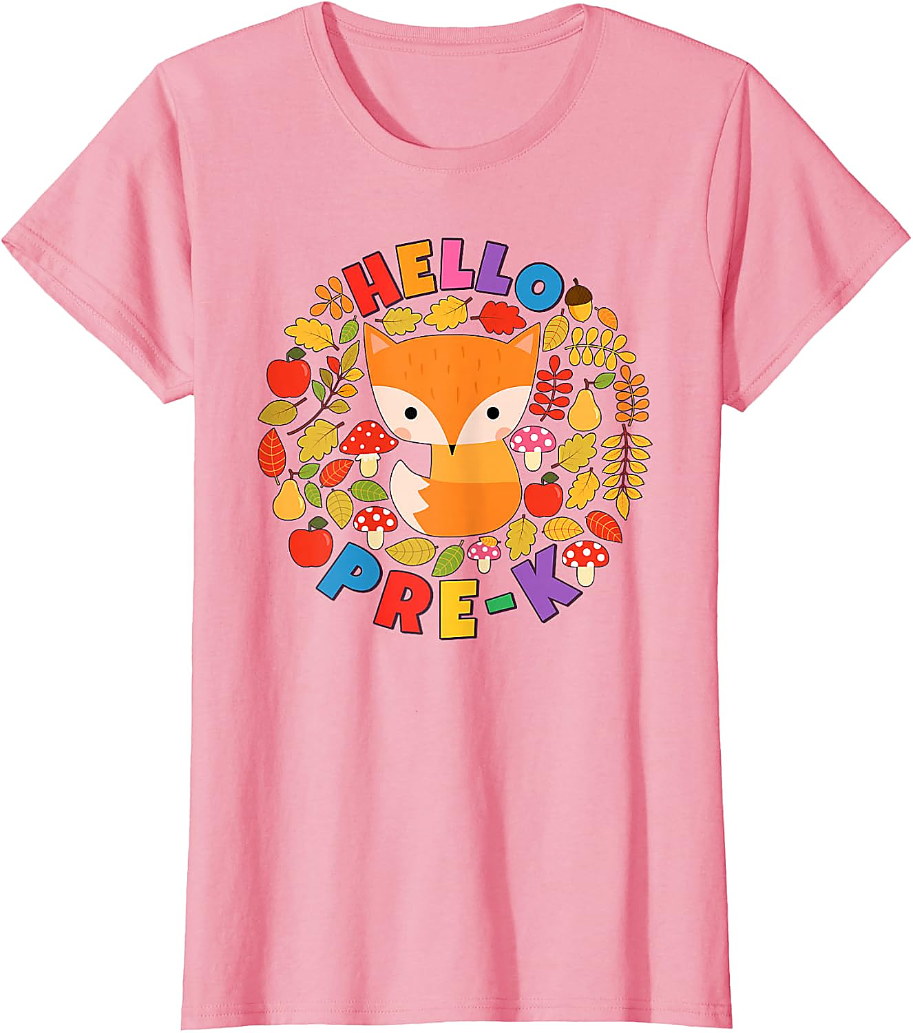 Hello Pre-K Fox T-Shirt | Cute Back To School Tee