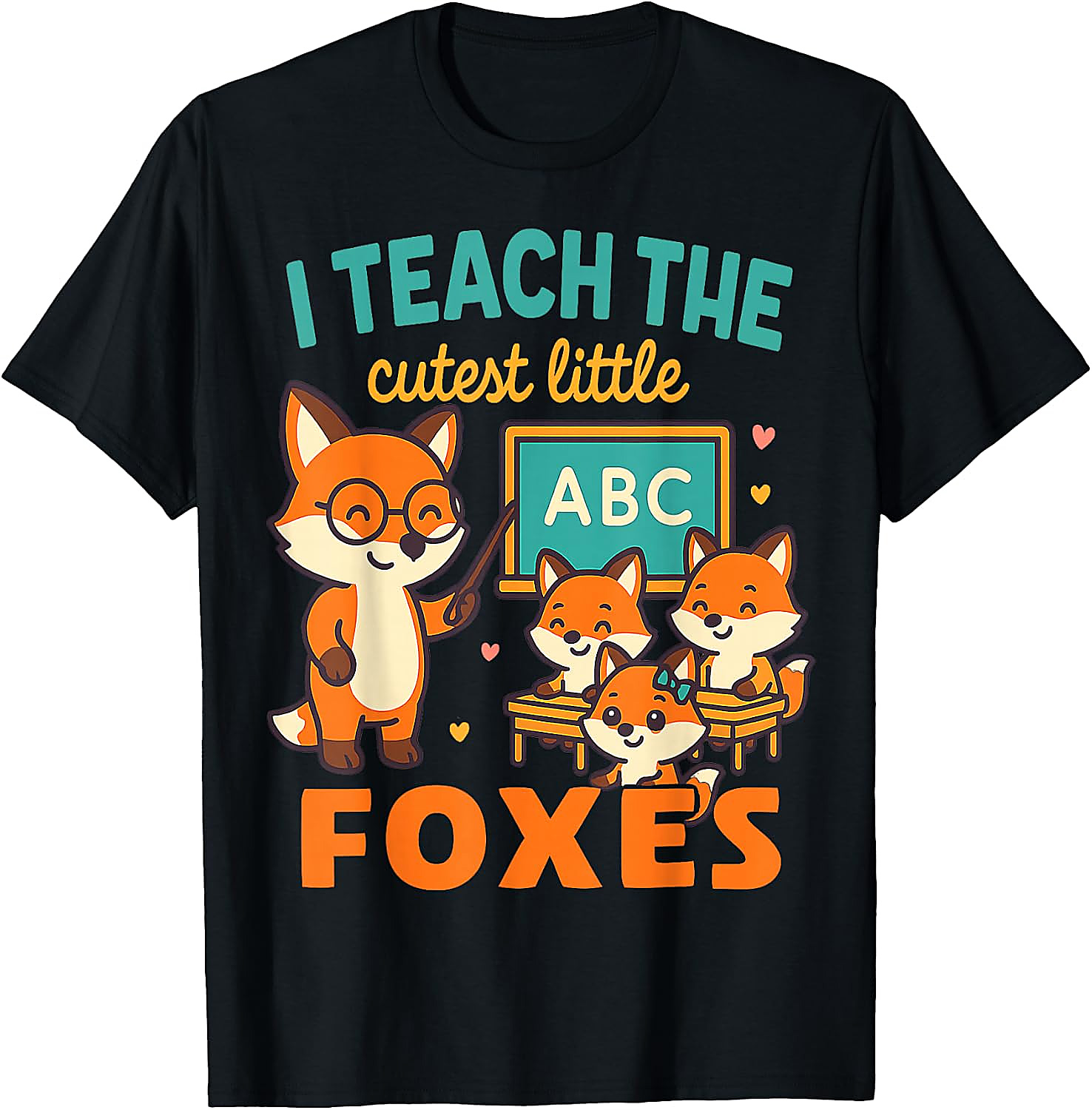 Teacher Foxes T-Shirt | Cute Back to School Graphic Tee