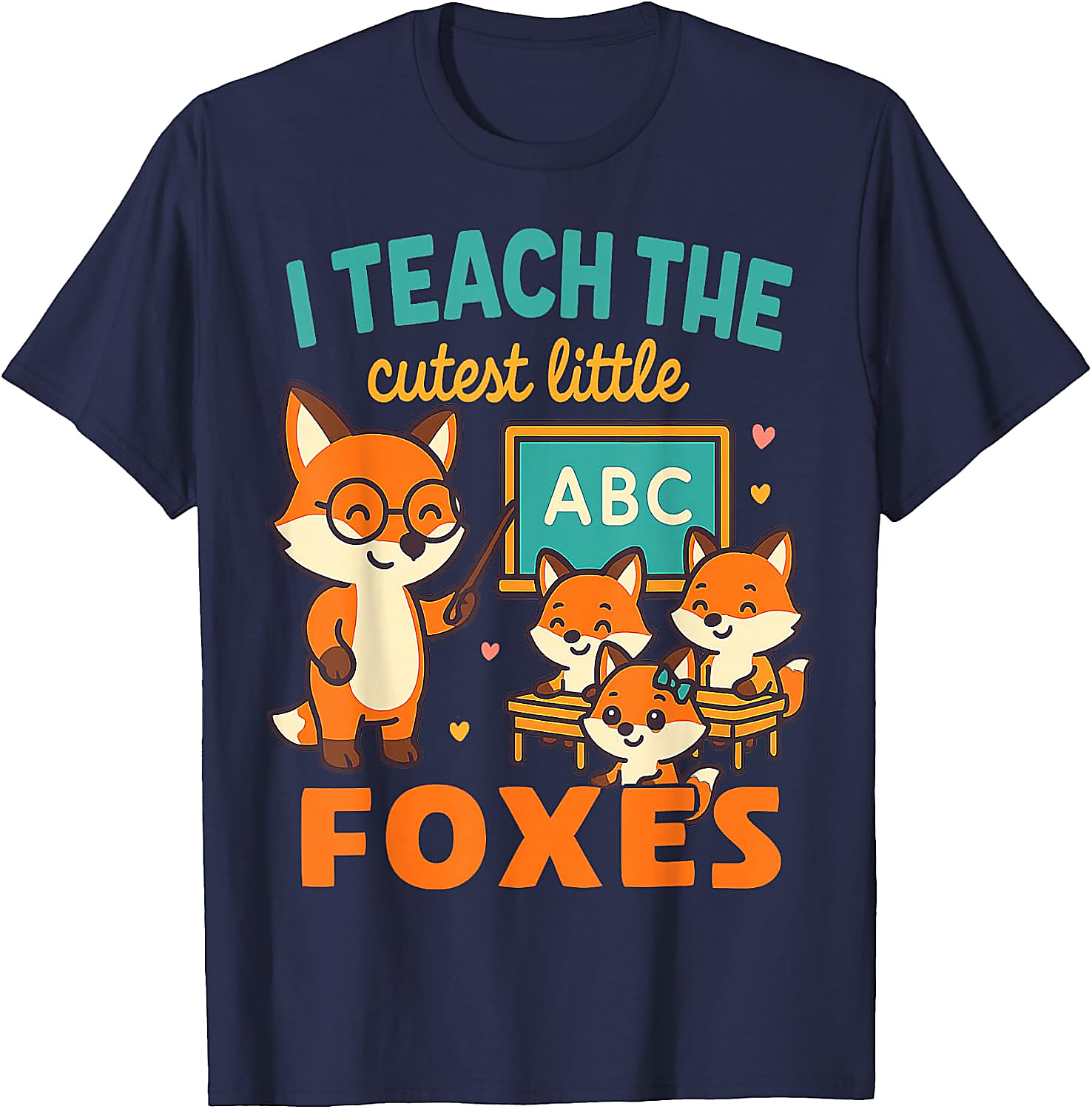 Teacher Foxes T-Shirt | Cute Back to School Graphic Tee