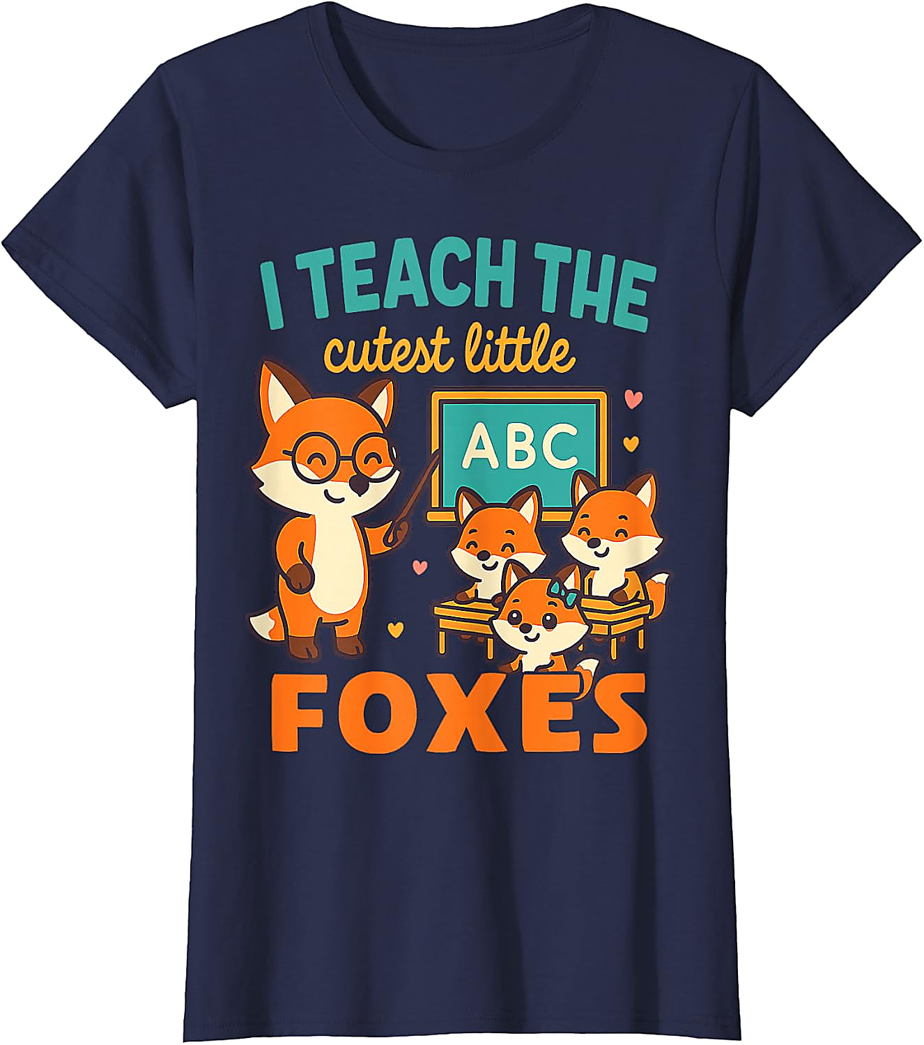 Teacher Foxes T-Shirt | Cute Back to School Graphic Tee