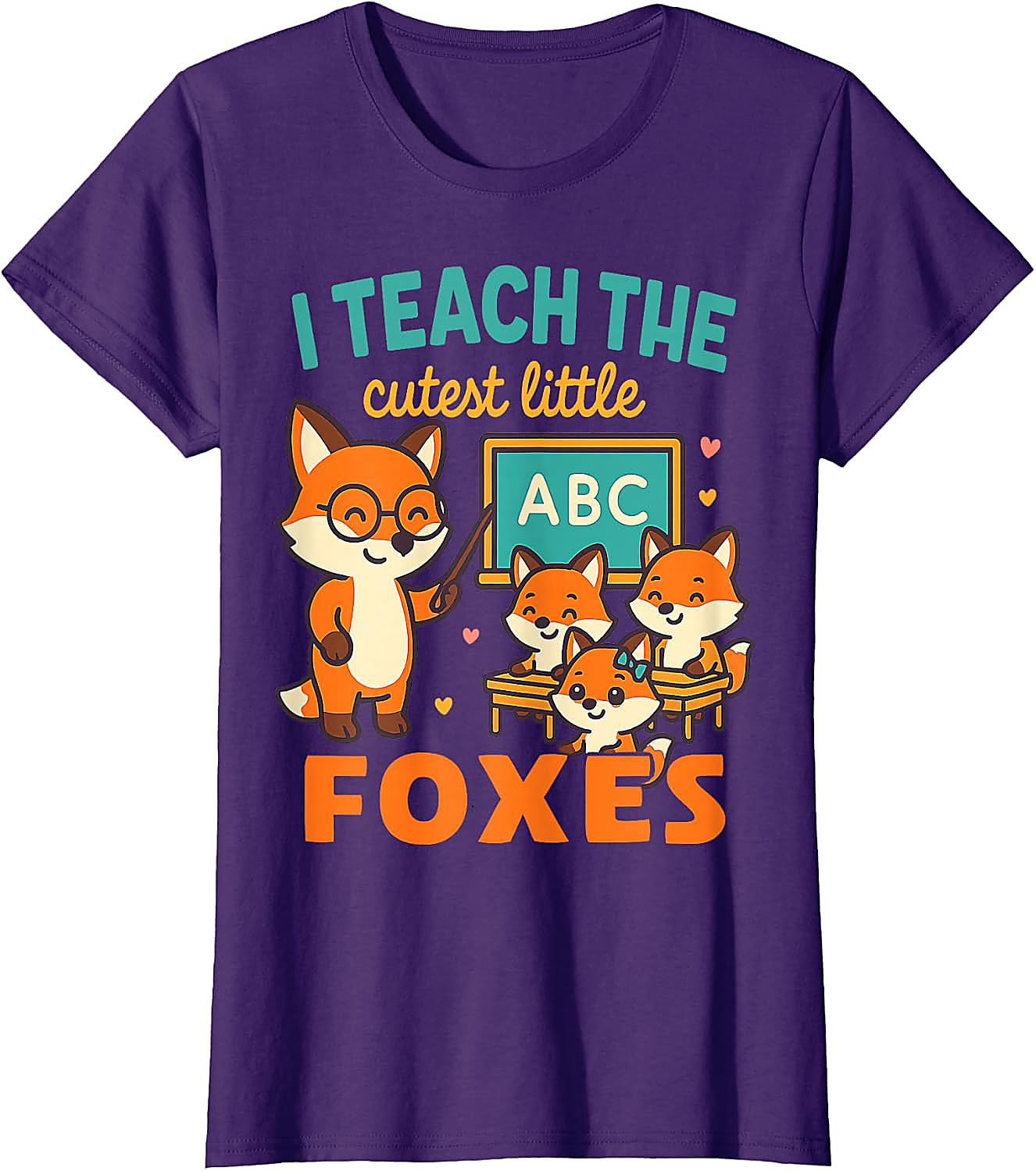 Teacher Foxes T-Shirt | Cute Back to School Graphic Tee